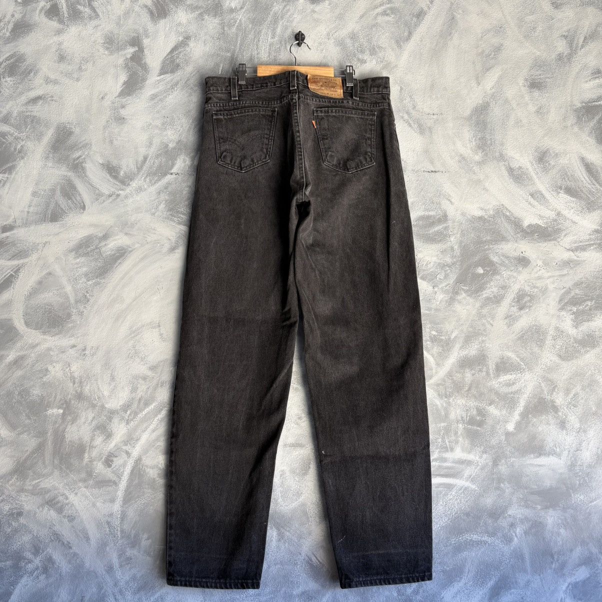 Levi's Vintage 90s Levi’s 560 Orange Tab Loose Black Denim Jeans 34 Size US 34 / EU 50 - 3 Thumbnail