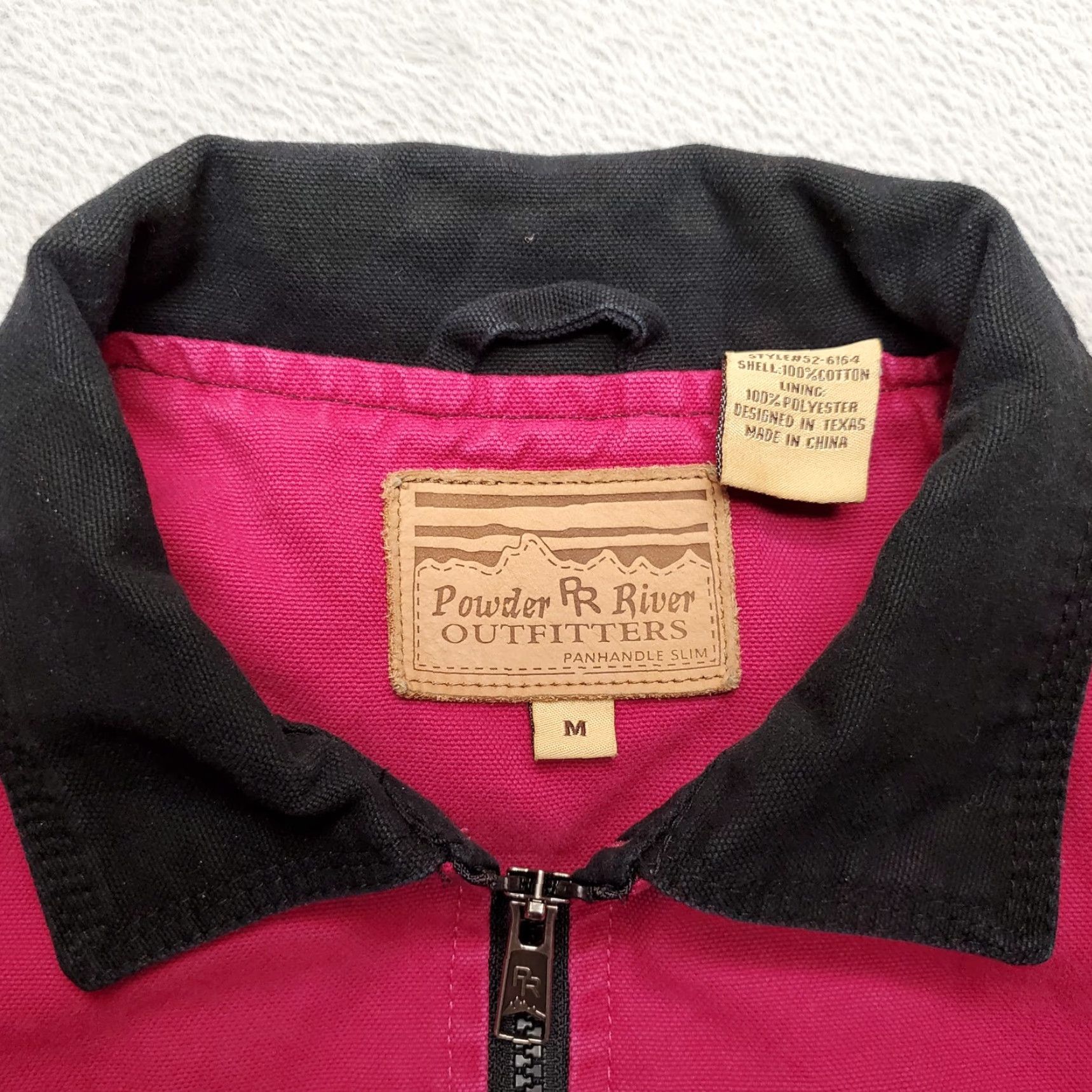 Vintage Powder River Jacket Womens M Pink Canvas Work Riding Western Ranchwear Button-Up Snaps Casual Long Sleeve USA Western Theme Mens Womens Boys Girls Size M / US 6-8 / IT 42-44 - 3 Thumbnail