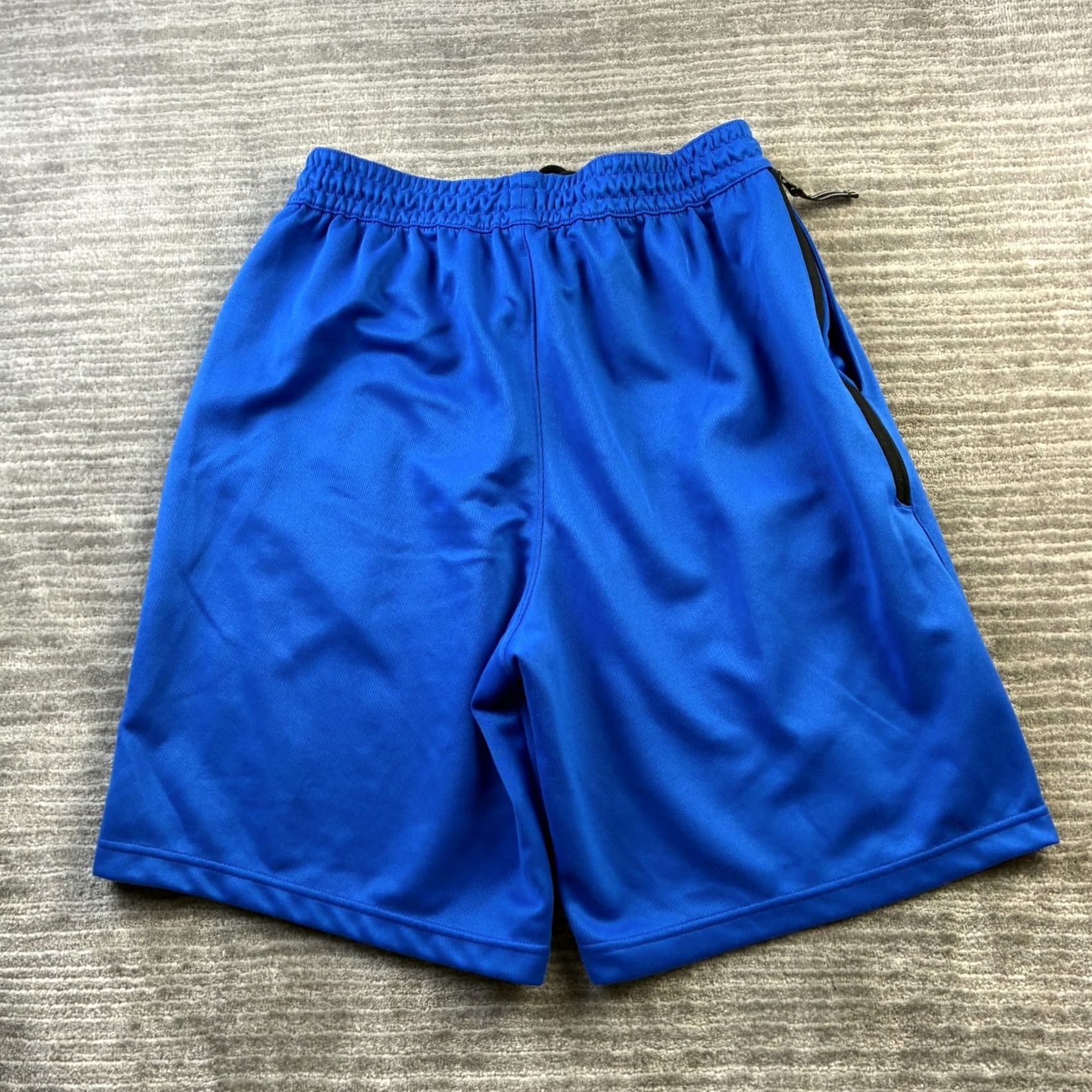 Nike Nike Dri Fit Basketball Gym Training Shorts Mens Large Blue Spotlight Warmup Size US 33 - 2 Thumbnail
