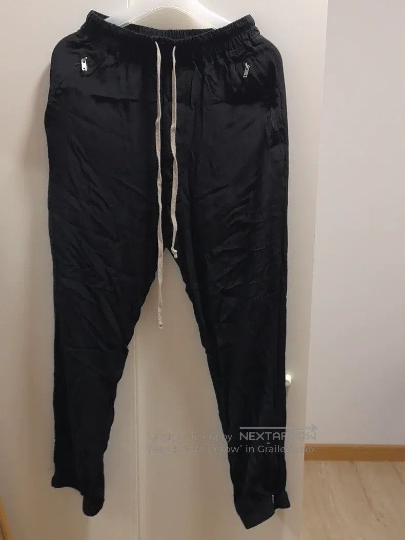 Rick Owens RICK OWENS Classic zipper drawstring long pants Size US 40 / EU 56 - 1 Thumbnail