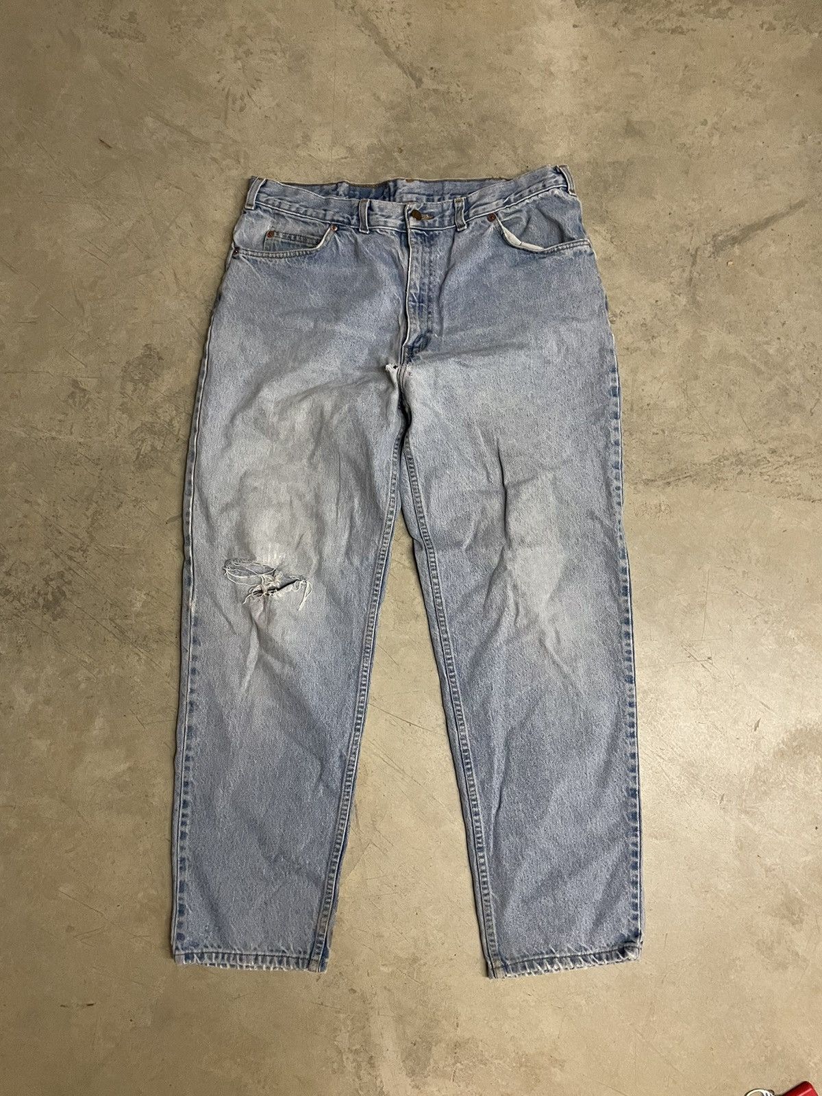 Levi's Vintage Levis Orange Tab Denim Jeans Size US 35 - 2 Thumbnail