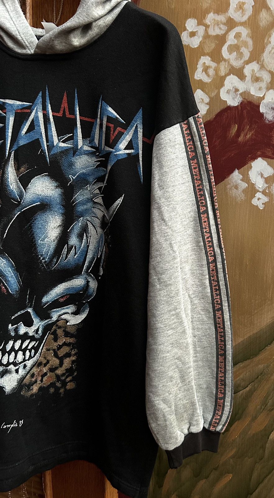 Band Tees × Metallica × Vintage Vintage 1995 Metallica “Live Sh*t” AOP Hoodie Empyre Size US M / EU 48-50 / 2 - 4 Thumbnail