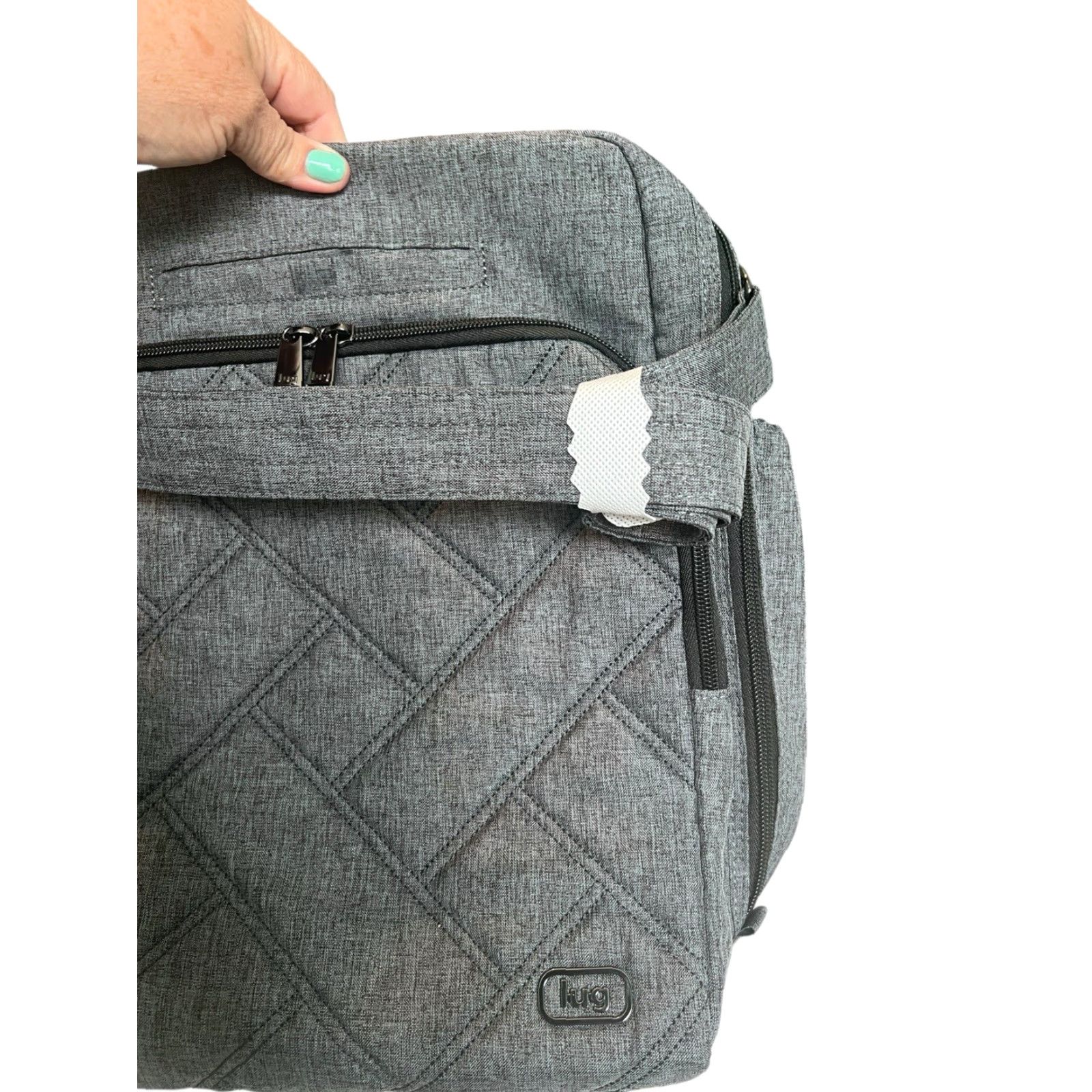 Vintage LUG Ranger XL 2 Crossbody Bag Gray Quilted NWT Size ONE SIZE - 4 Thumbnail