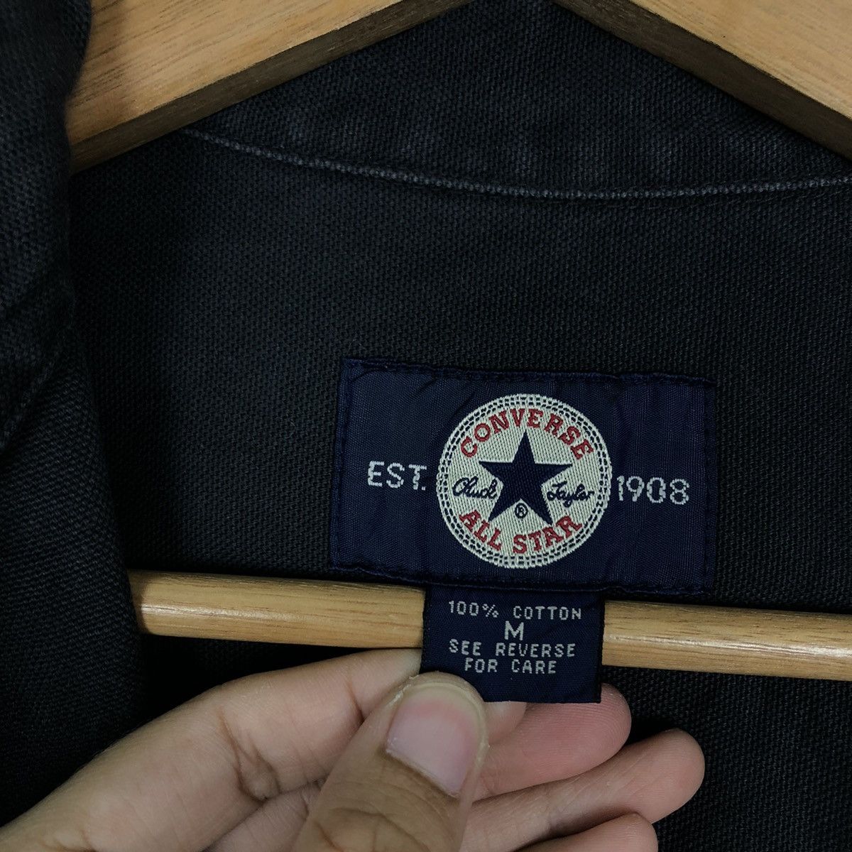 Japanese Brand 🔥90’s VINTAGE CHORE WORK JACKET CONVERSE ALL STAR USA Size US M / EU 48-50 / 2 - 12 Thumbnail