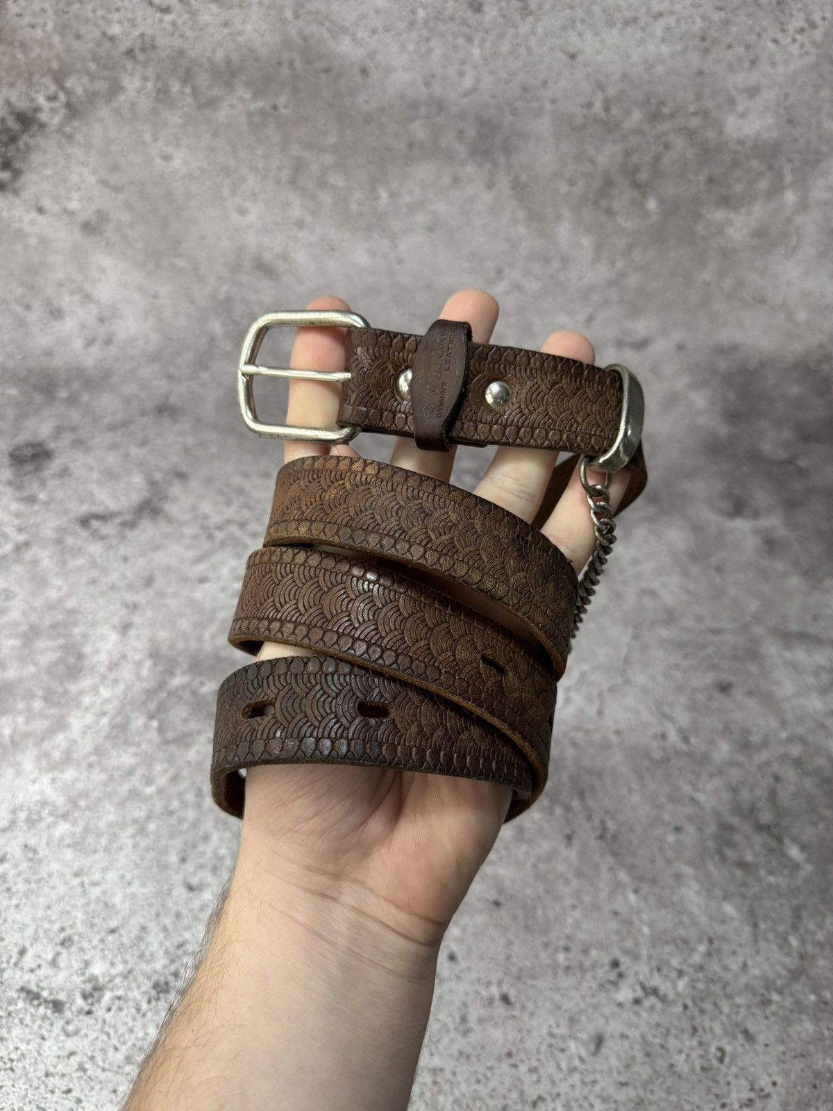 Vintage Sombrero Genuine Leather Belt Vintage Size ONE SIZE - 1 Thumbnail