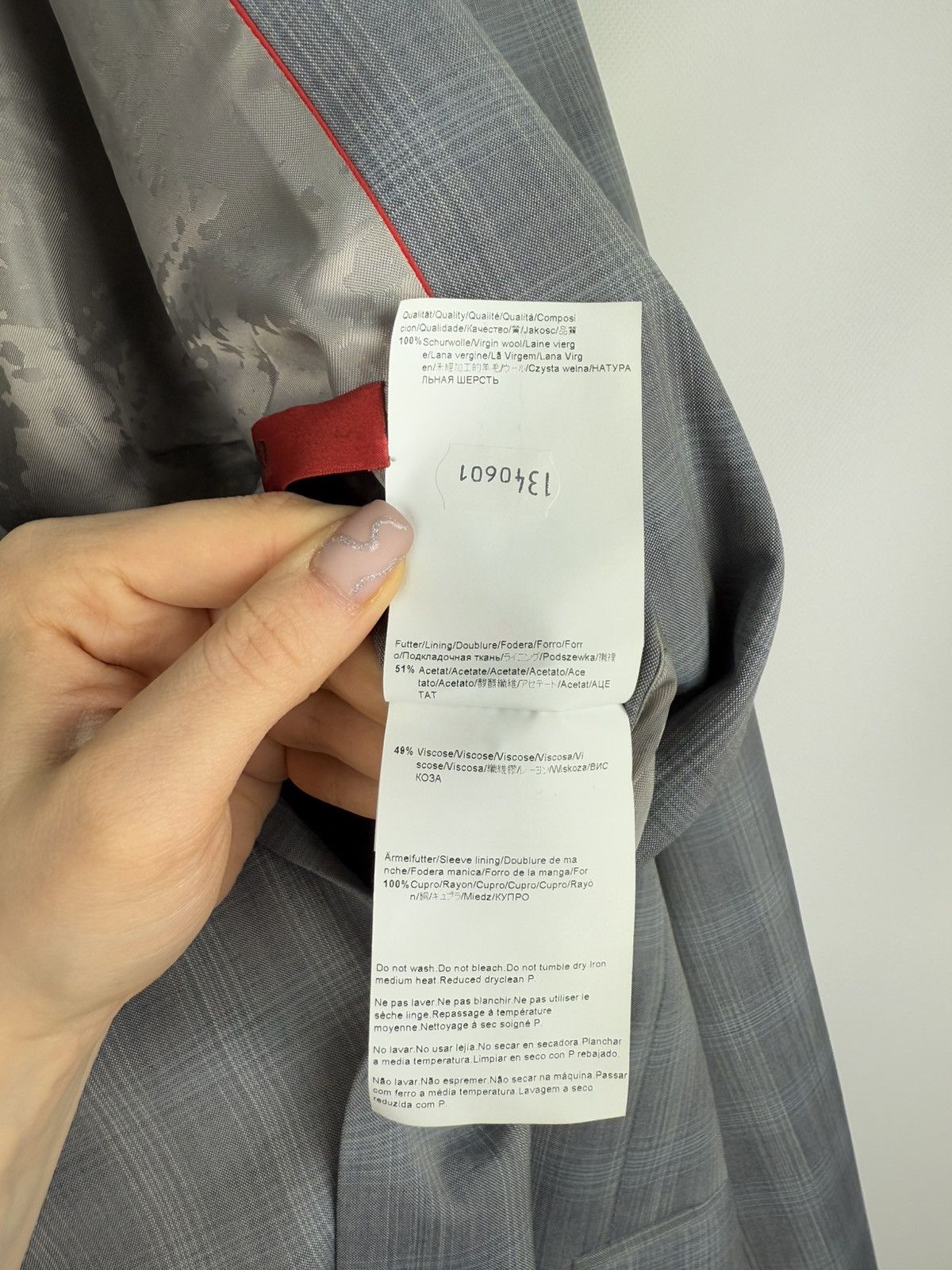 Hugo Boss Hugo Boss Amaro/Helse Wool Plaid 2 Piece Suit Blazer Pants Size 40L - 15 Thumbnail