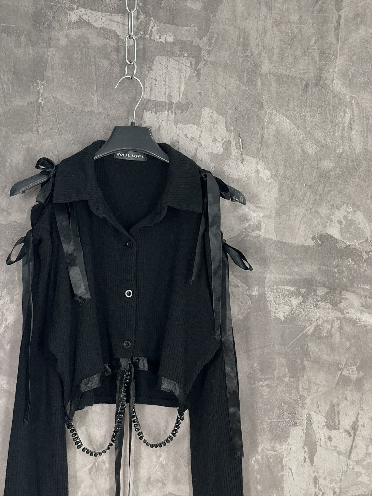 Vintage Vintage Goth Avant Garde Y2K Design Blouse Size M / US 6-8 / IT 42-44 - 4 Thumbnail