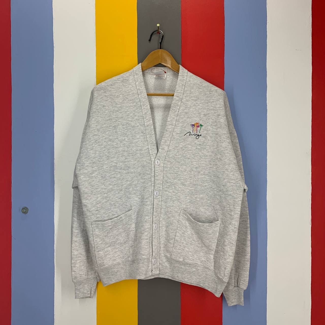 Mirage 90s Vintage MIRAGE 50/50 Button Sweatshirt #2368-03 Size US L / EU 52-54 / 3 - 1 Thumbnail