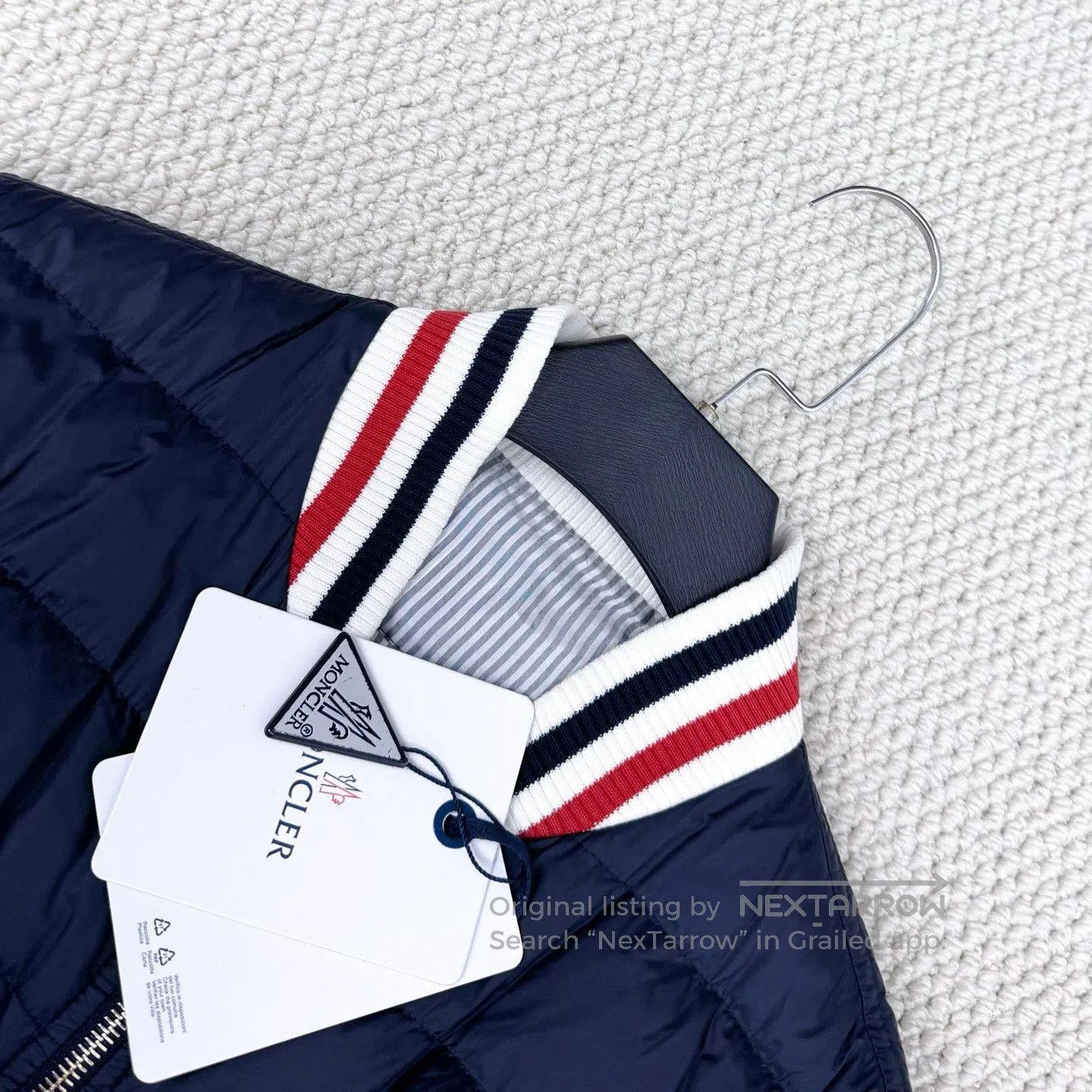 Moncler Moncler Inner Color Block Full-Print Sleeve Logo Goose Dow Size US L / EU 52-54 / 3 - 3 Thumbnail