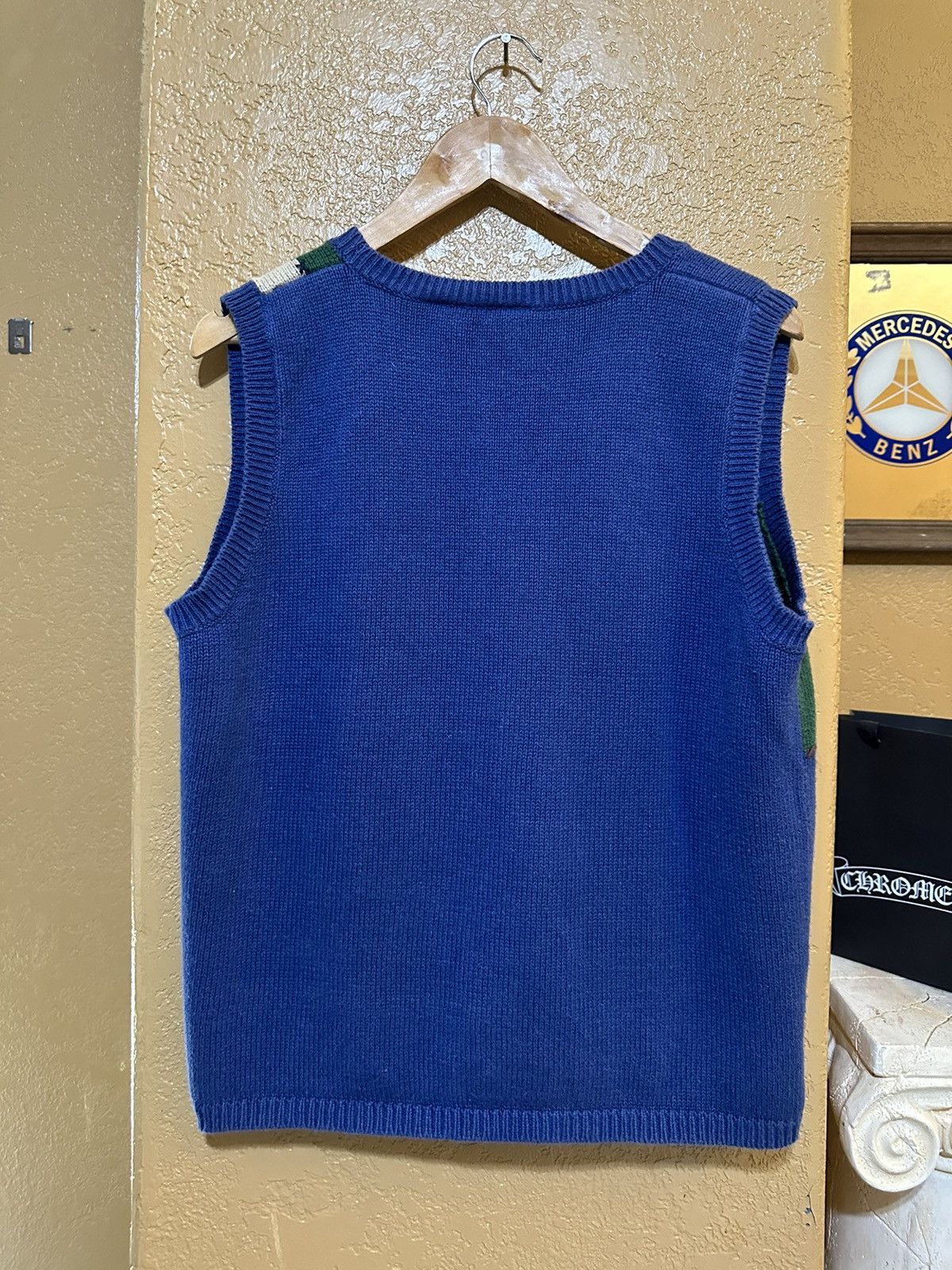 Japanese Brand × Vintage 90s Fall Patchwork Sweater Vest Unisex Small Size US S / EU 44-46 / 1 - 6 Thumbnail