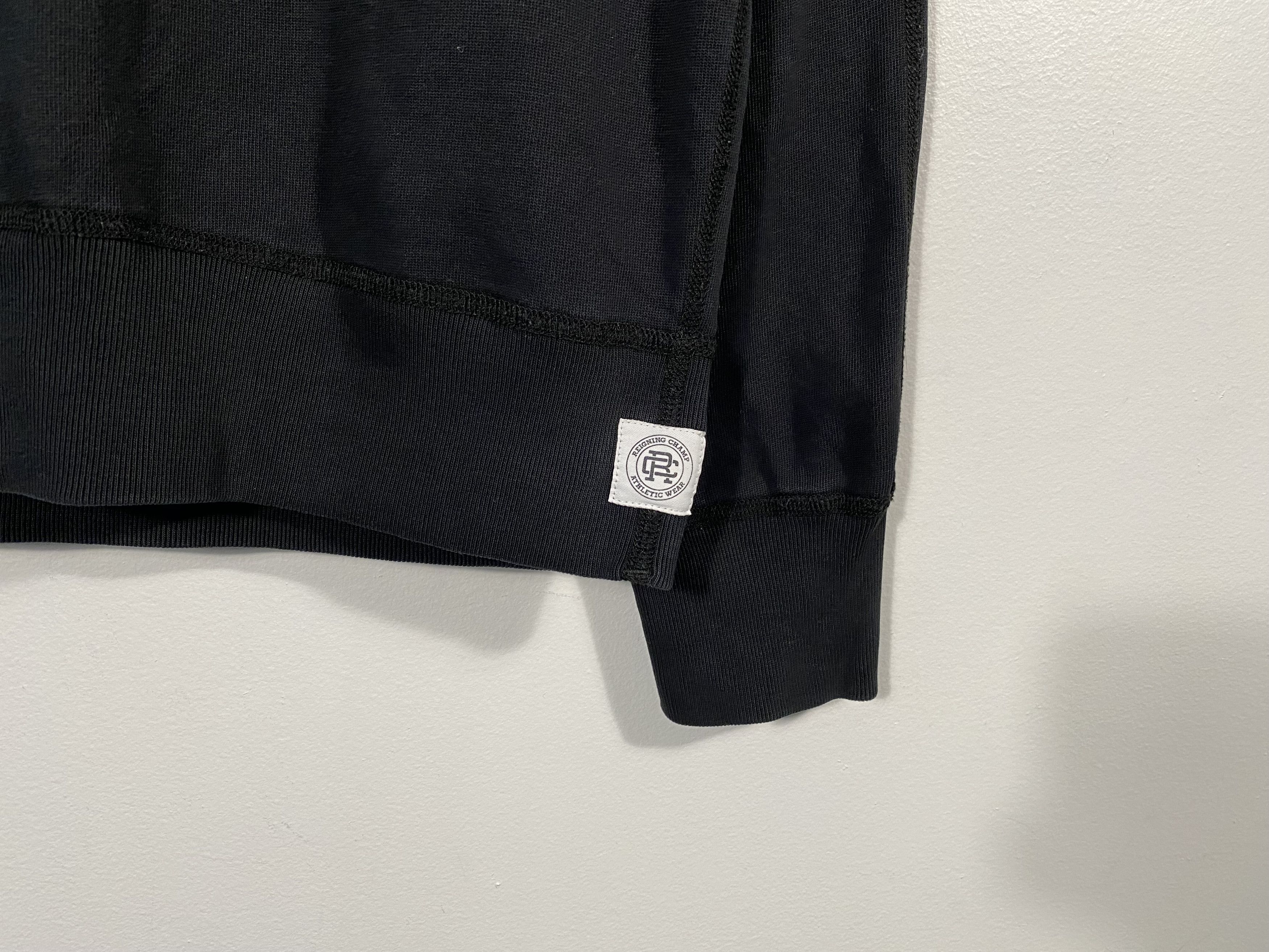 Reigning Champ Reigning Champ Oversized Pima Cotton Crewneck Black Size US XS / EU 42 / 0 - 3 Thumbnail