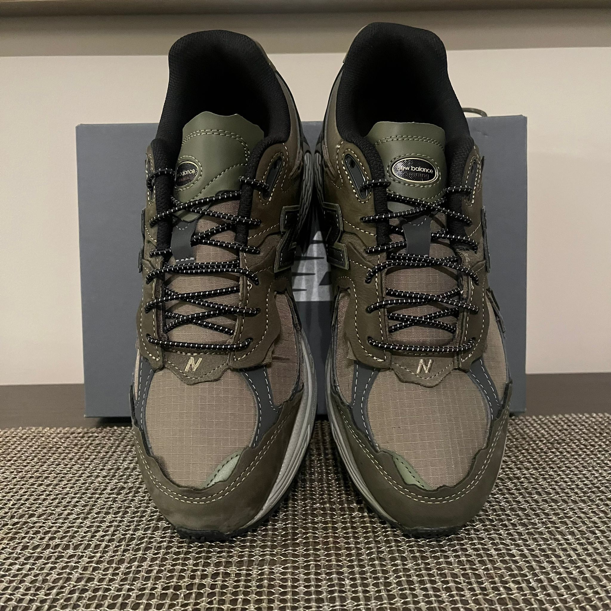 New Balance Q.2 2002 Protection Pack Sneakers in Khaki Green Size US 9.5 / EU 42-43 - 7 Thumbnail