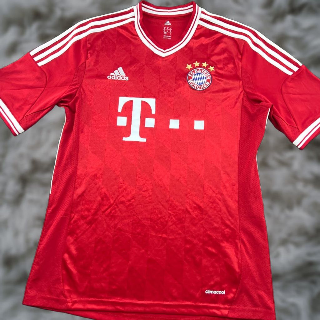 Adidas adidas Bayern Munich 2013 2014 Home Football Jersey Red Shirt M Adult Mens Jersey Soccer Shirt Size US M / EU 48-50 / 2 - 1 Thumbnail