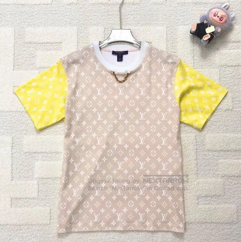 Louis Vuitton Louis Vuitton Colorblock Cotton Tee for Women . Size XS / US 0-2 / IT 36-38 - 1 Thumbnail