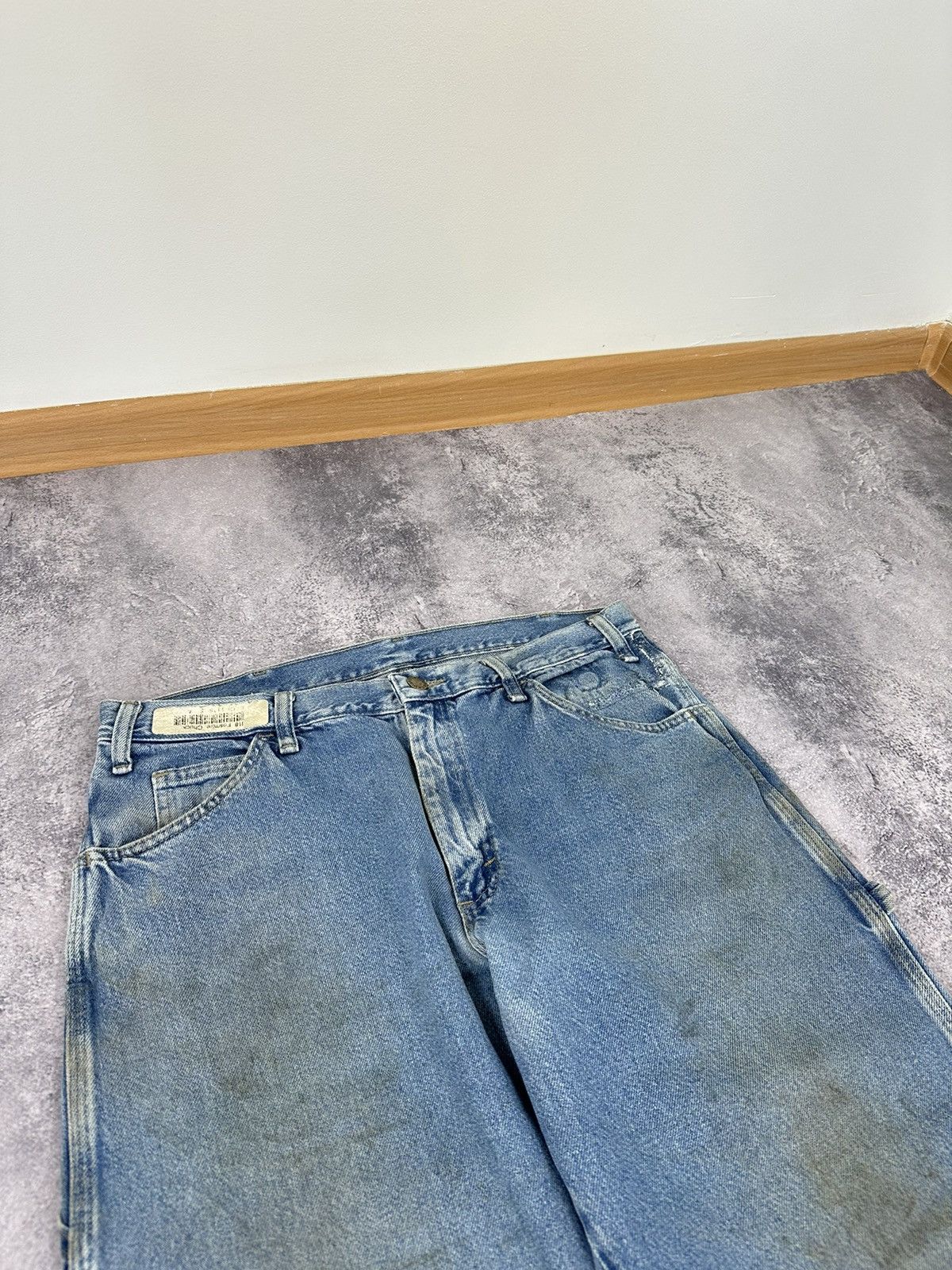 Dickies Vintage Dickies Light Blue Carpenter Baggy USA Work Pants Size US 34 / EU 50 - 11 Thumbnail
