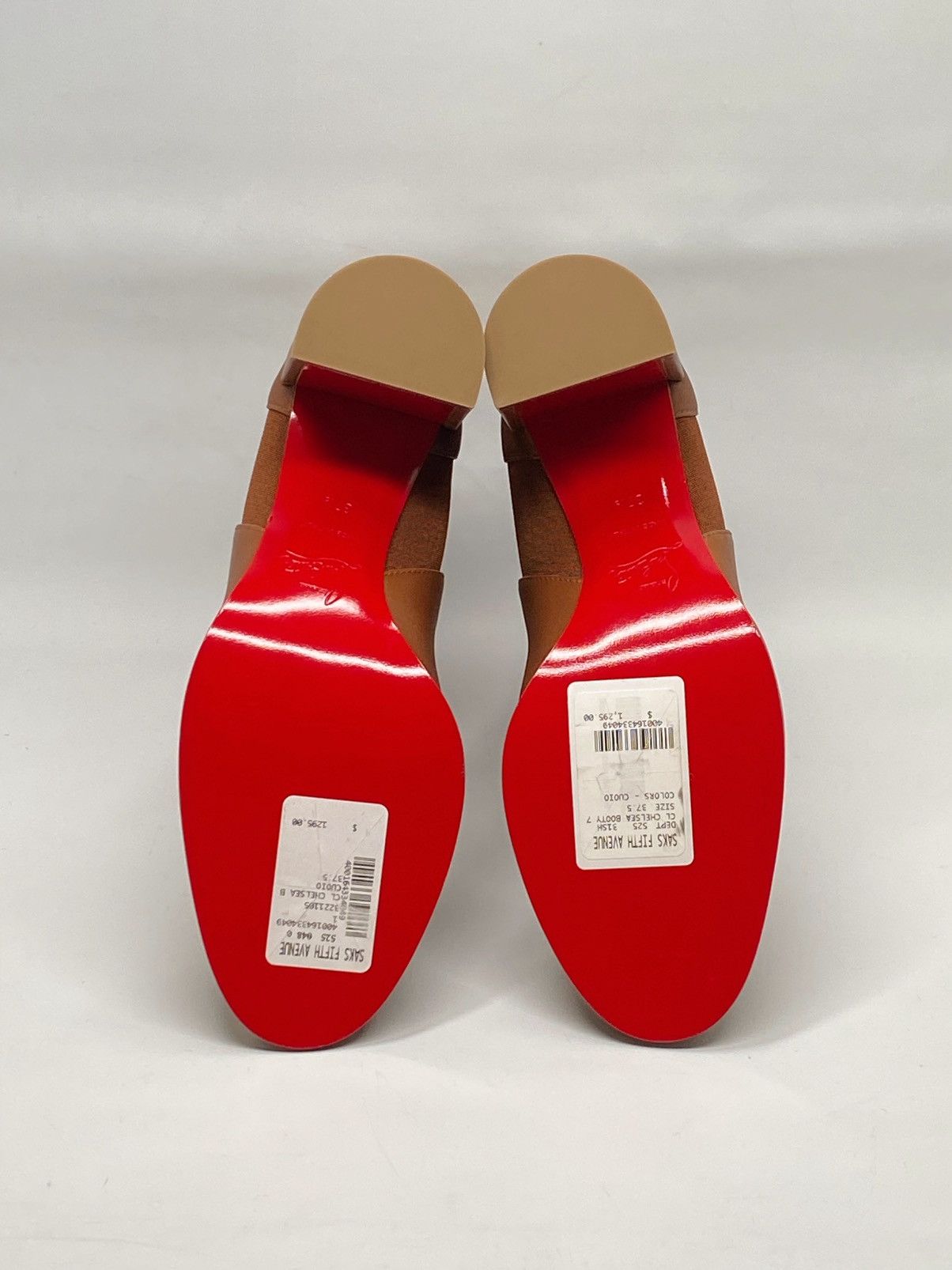 Christian Louboutin Christian Louboutin Leather 70 Chelsea Booties size 37.5 Size US 7.5 / IT 37.5 - 13 Thumbnail