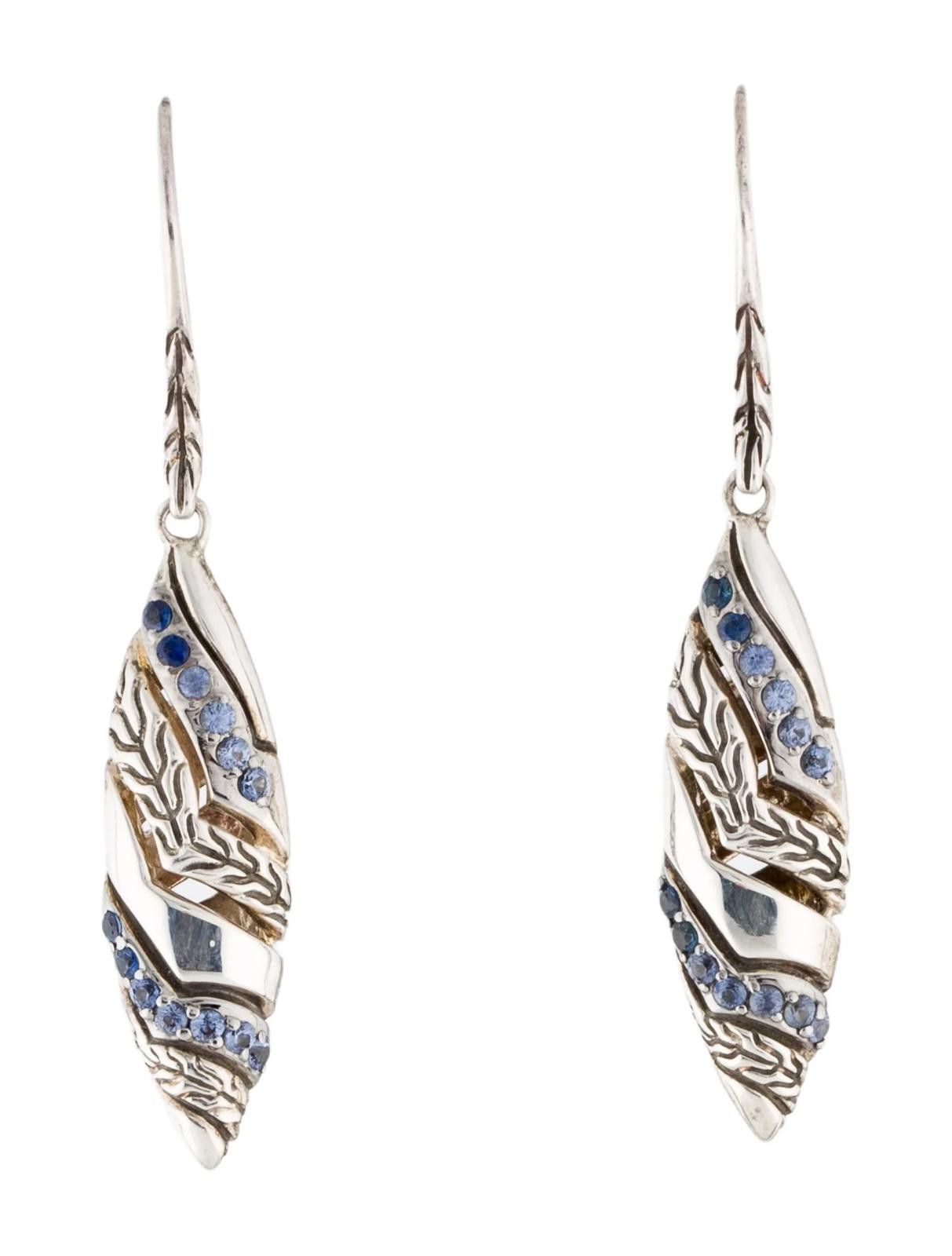 John Hardy John Hardy Silver & Sapphire Drop Earrings @ LaharCollection Size ONE SIZE - 2 Thumbnail