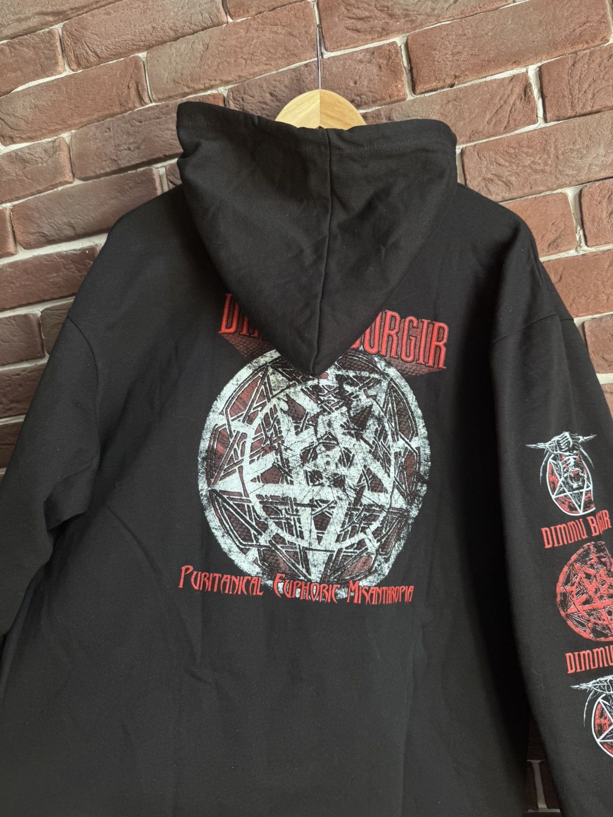 Band Tees Vintage Dimmu Borgir Puritanical 00s Black Metal Hoodie Size US L / EU 52-54 / 3 - 8 Thumbnail