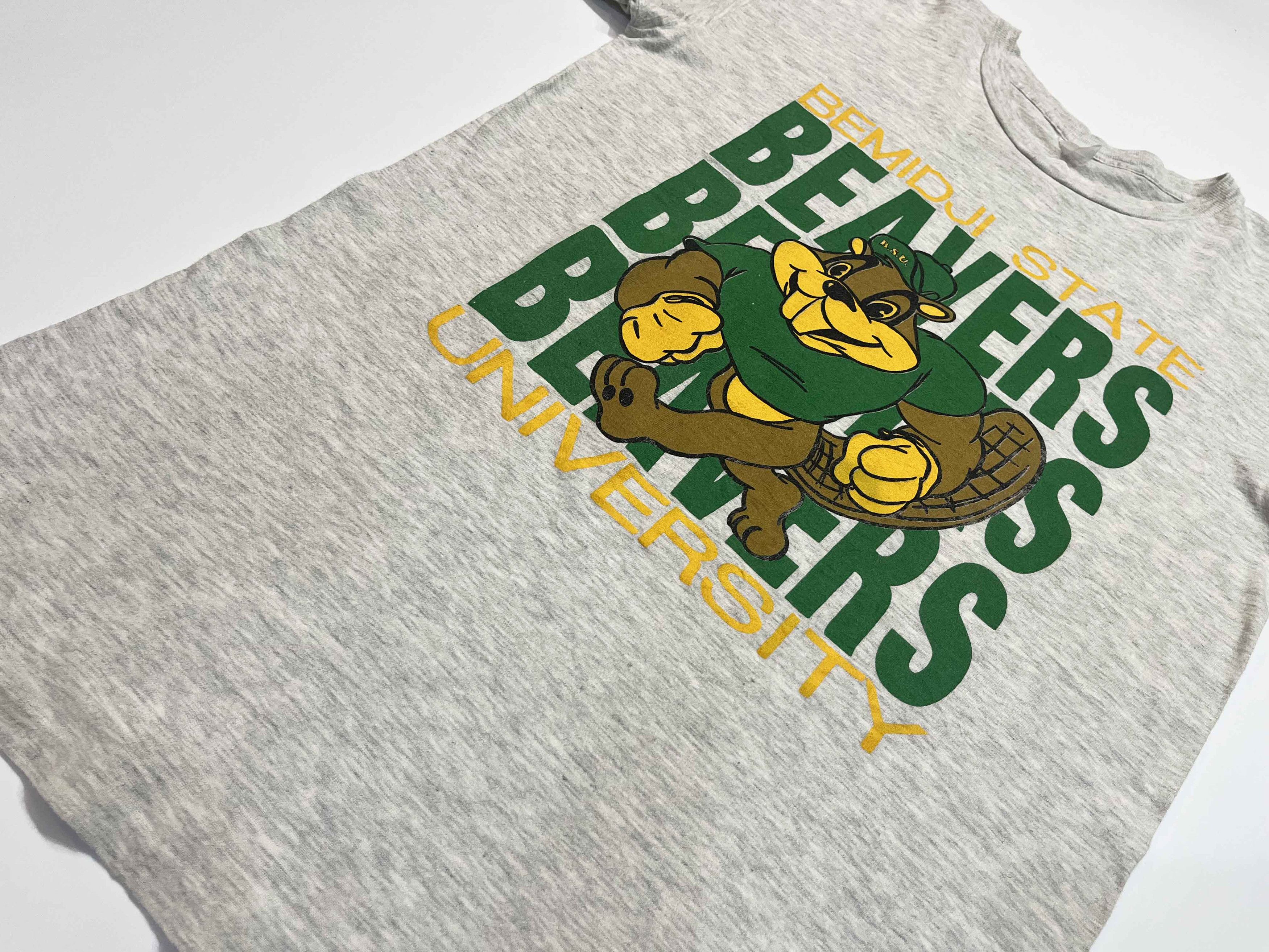 Vintage Vintage BSU Bemidji State Beavers University NCAA T-Shirt Size US L / EU 52-54 / 3 - 6 Thumbnail