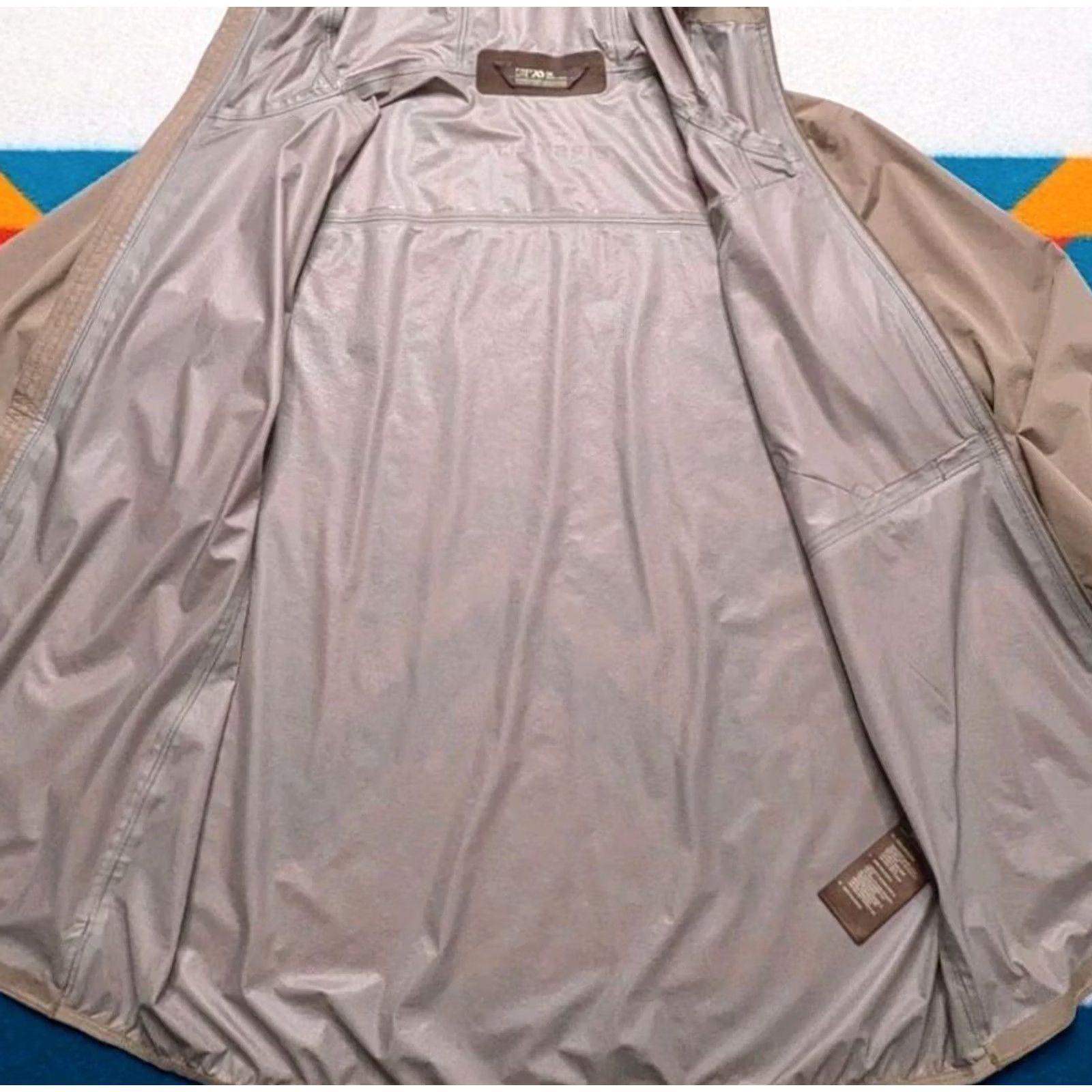 Vintage First Lite Flashstorm Jacket Full Zip Hooded Outdoor Windbreaker Hunting Small Brown Men Size US S / EU 44-46 / 1 - 3 Thumbnail