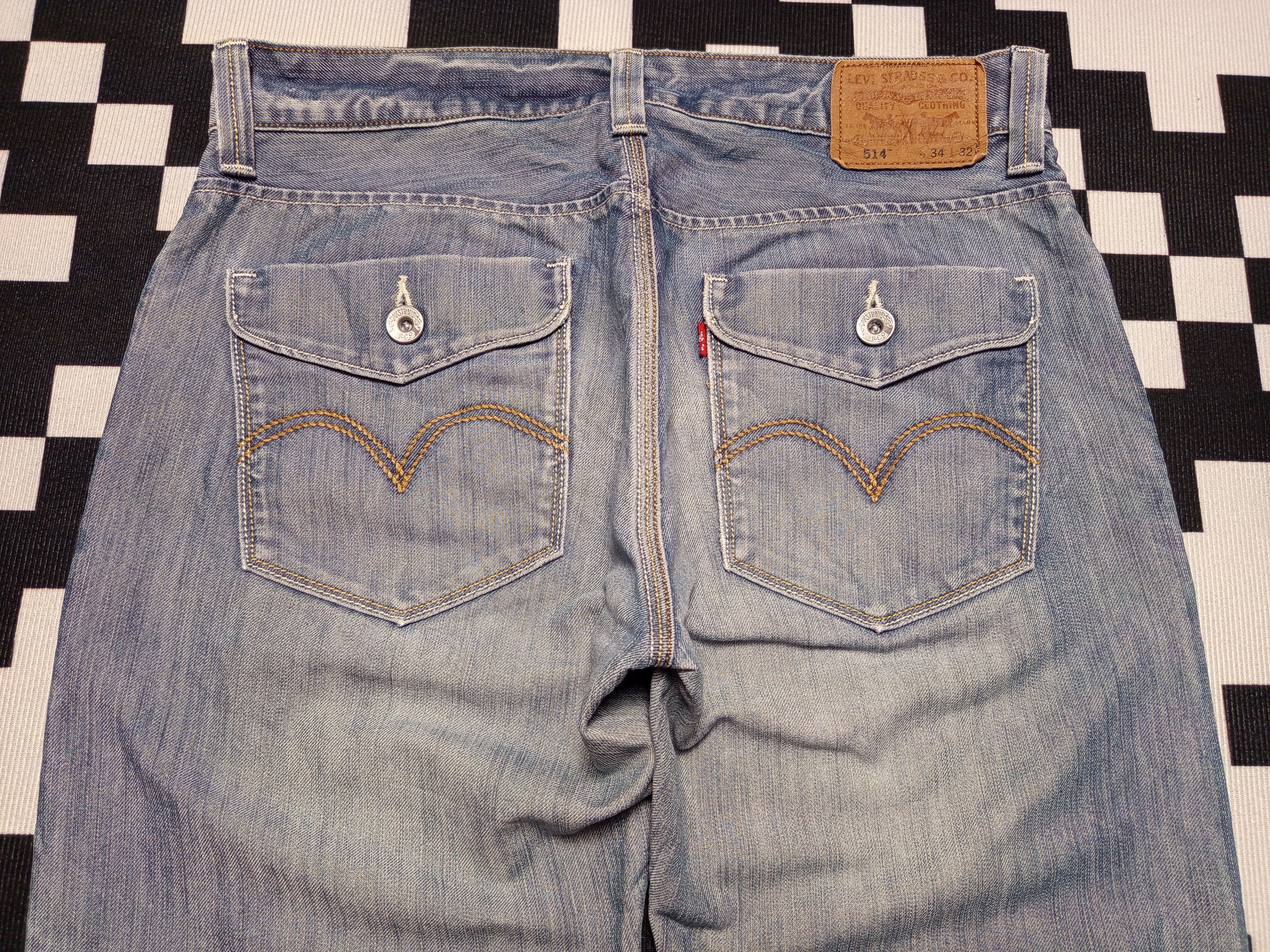 If Six Was Nine Levis 514 Vintage Mens Denim Pants Jeans Size US 33 - 6 Thumbnail