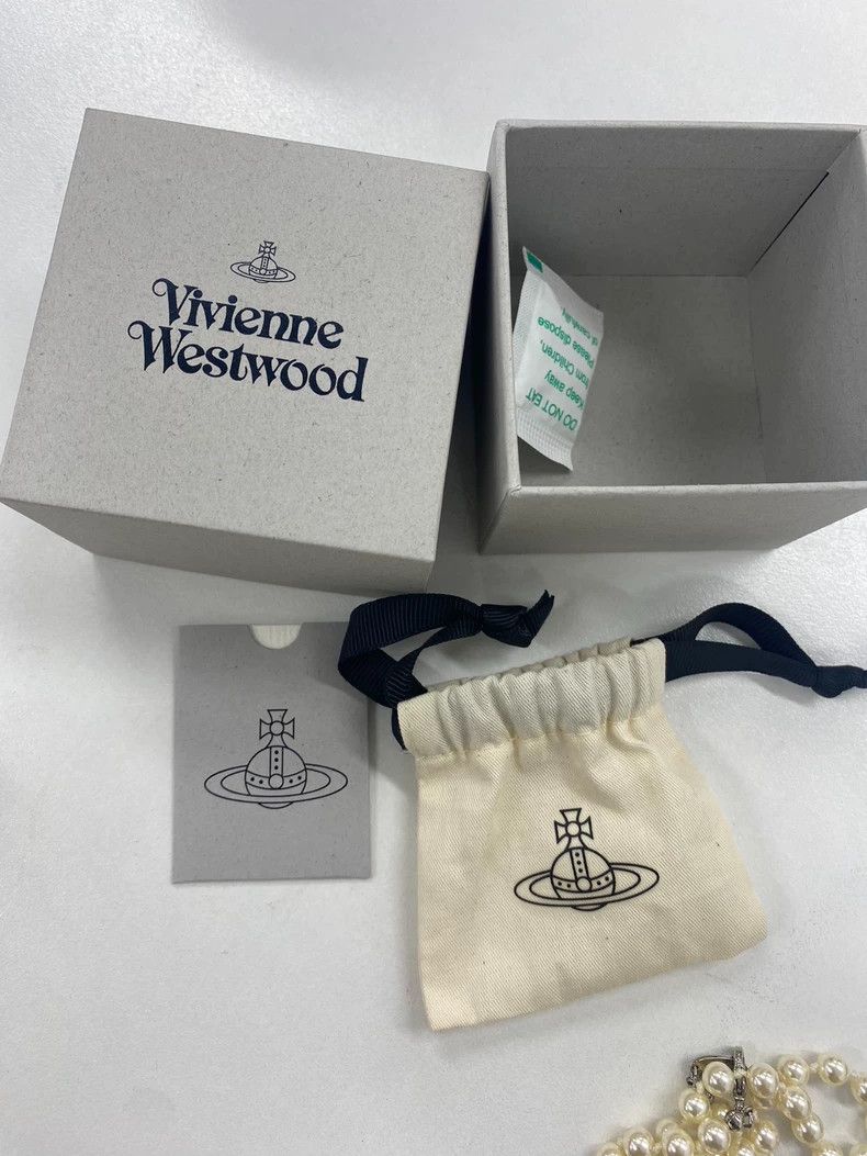 Vivienne Westwood Vivienne Westwood Saturn Pearl Necklace Size ONE SIZE - 9 Thumbnail