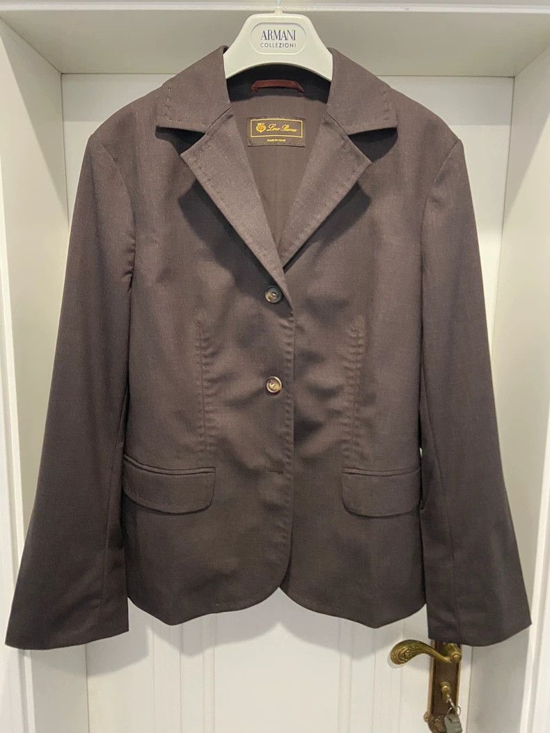 Loro Piana LORO PIANA Full wool suit with single-breasted vest Size XL / US 12-14 / IT 48-50 - 2 Thumbnail