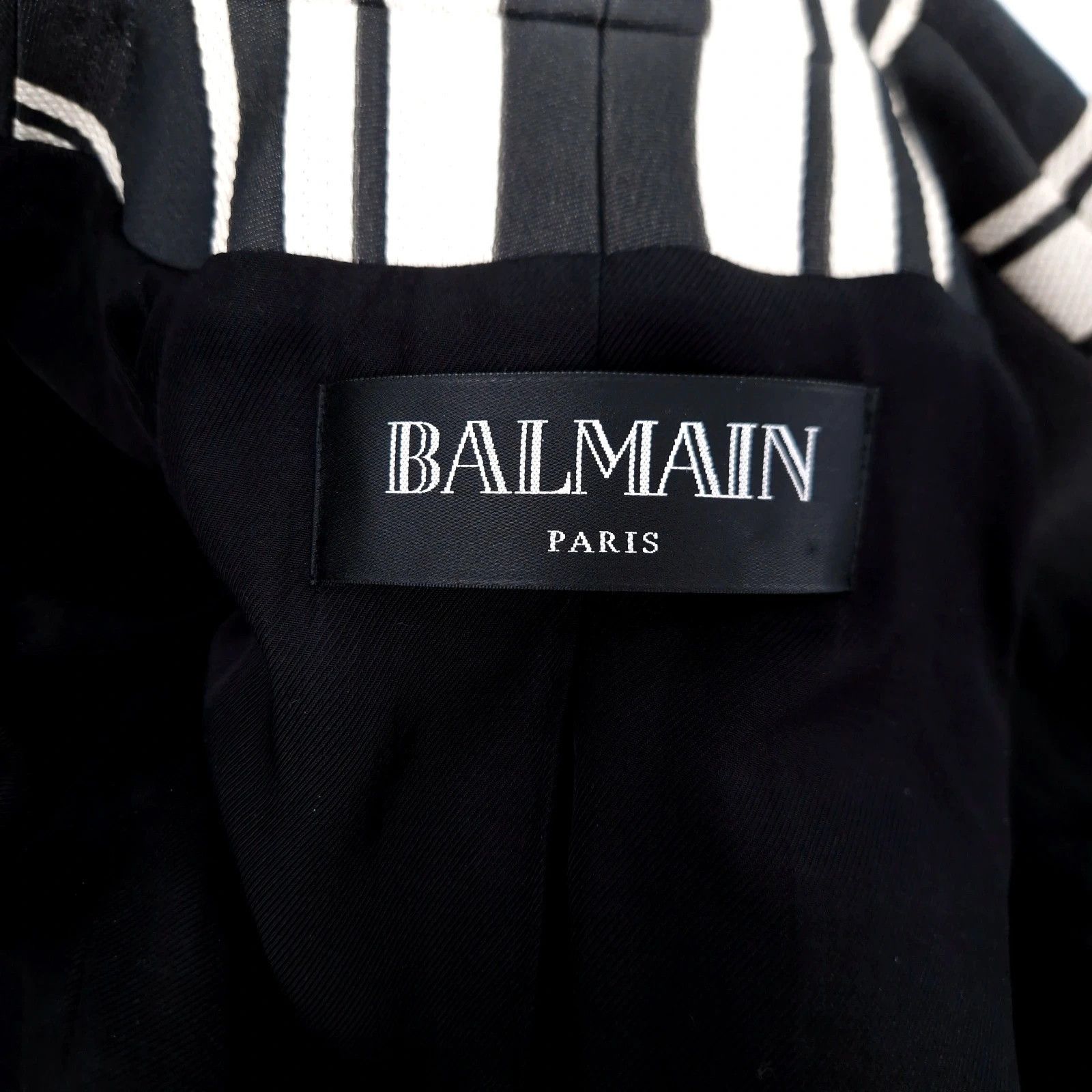 Balmain Balmain Double-Breasted Striped Blazer Size M / US 6-8 / IT 42-44 - 2 Thumbnail
