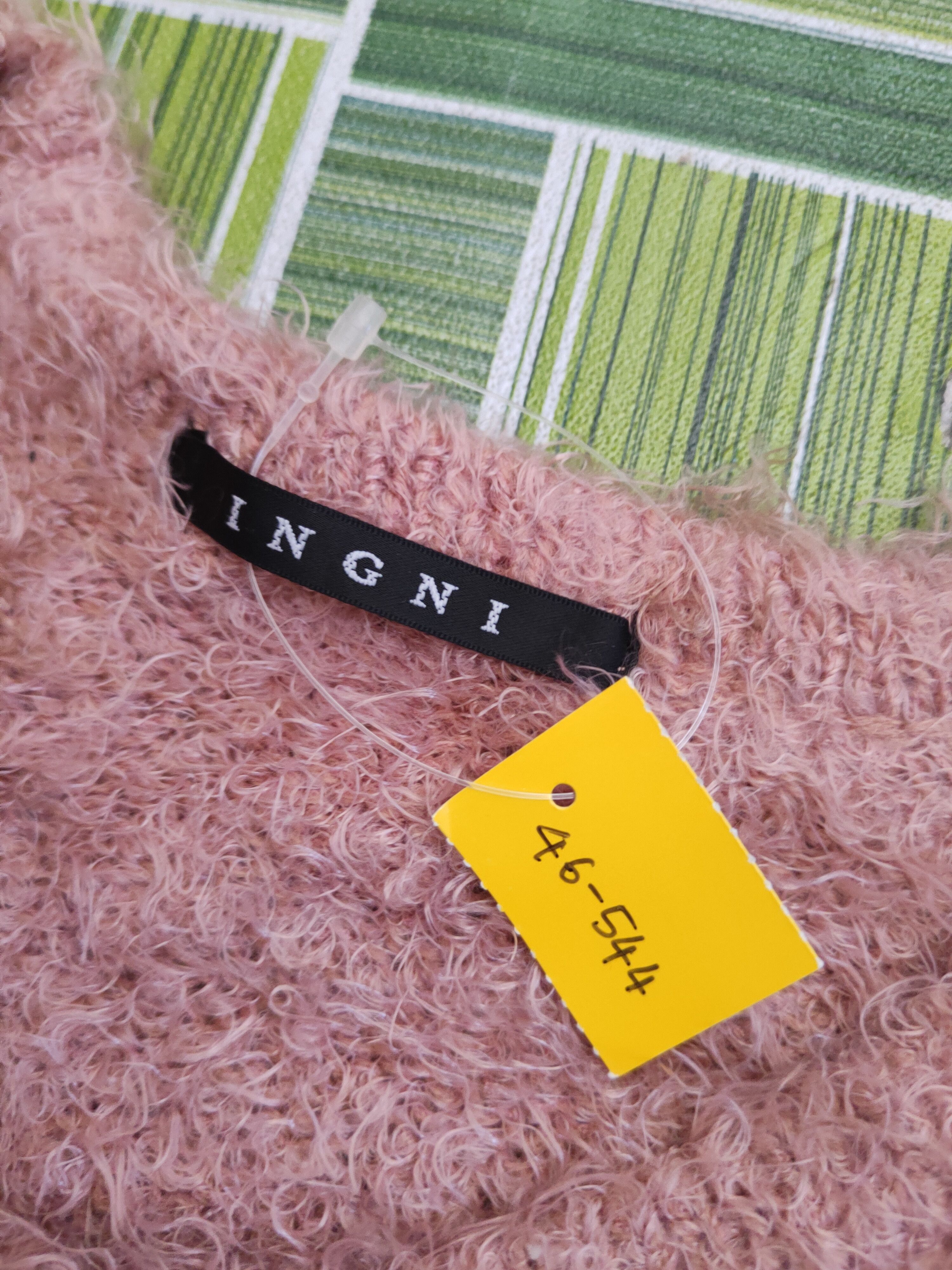 Japanese Brand DL Ingni Dark Peach Fur Mohair Knitwear #46-544 Size M / US 6-8 / IT 42-44 - 13 Thumbnail