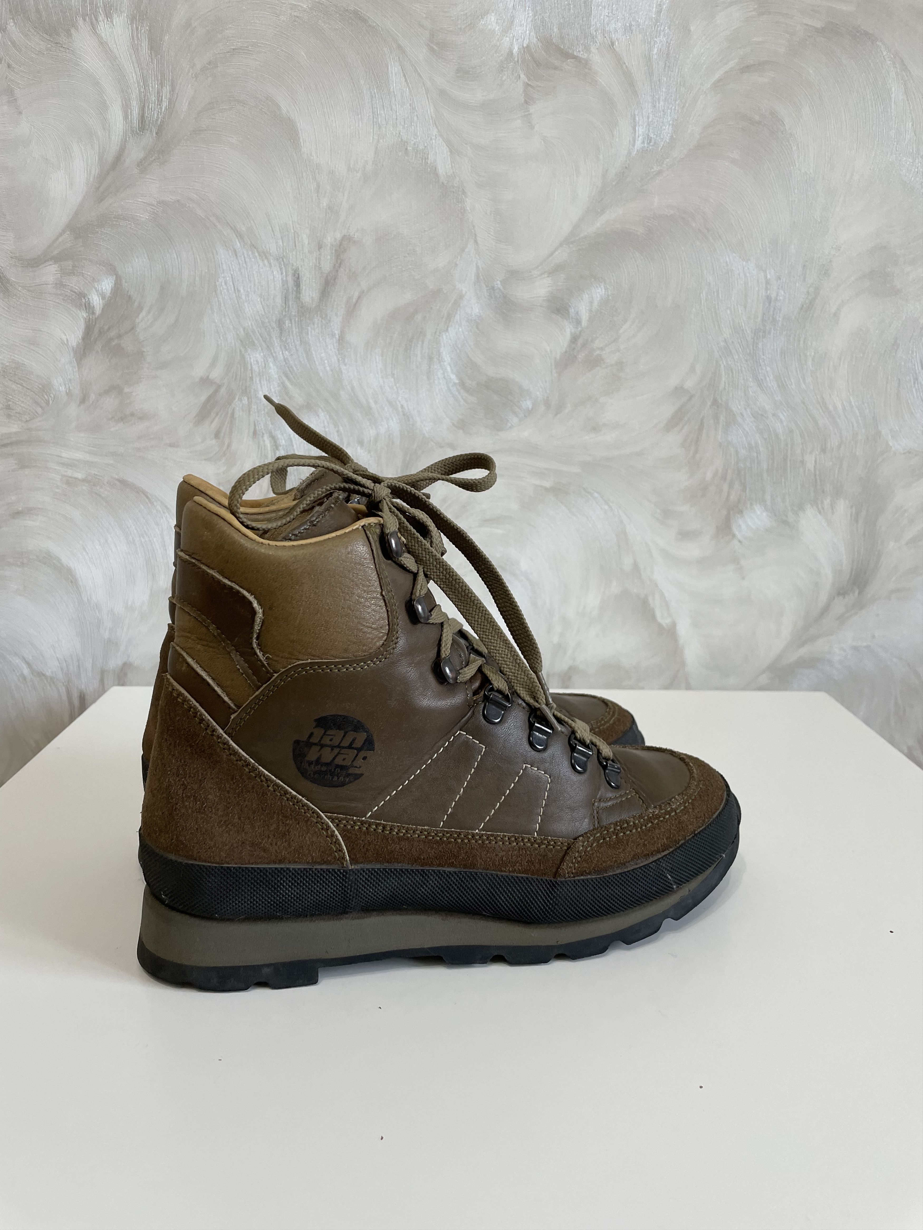 Hanwag × Vintage MENS VINTAGE OUTDOOR BOOTS HANWAG Size US 5.5 / EU 38 - 4 Thumbnail