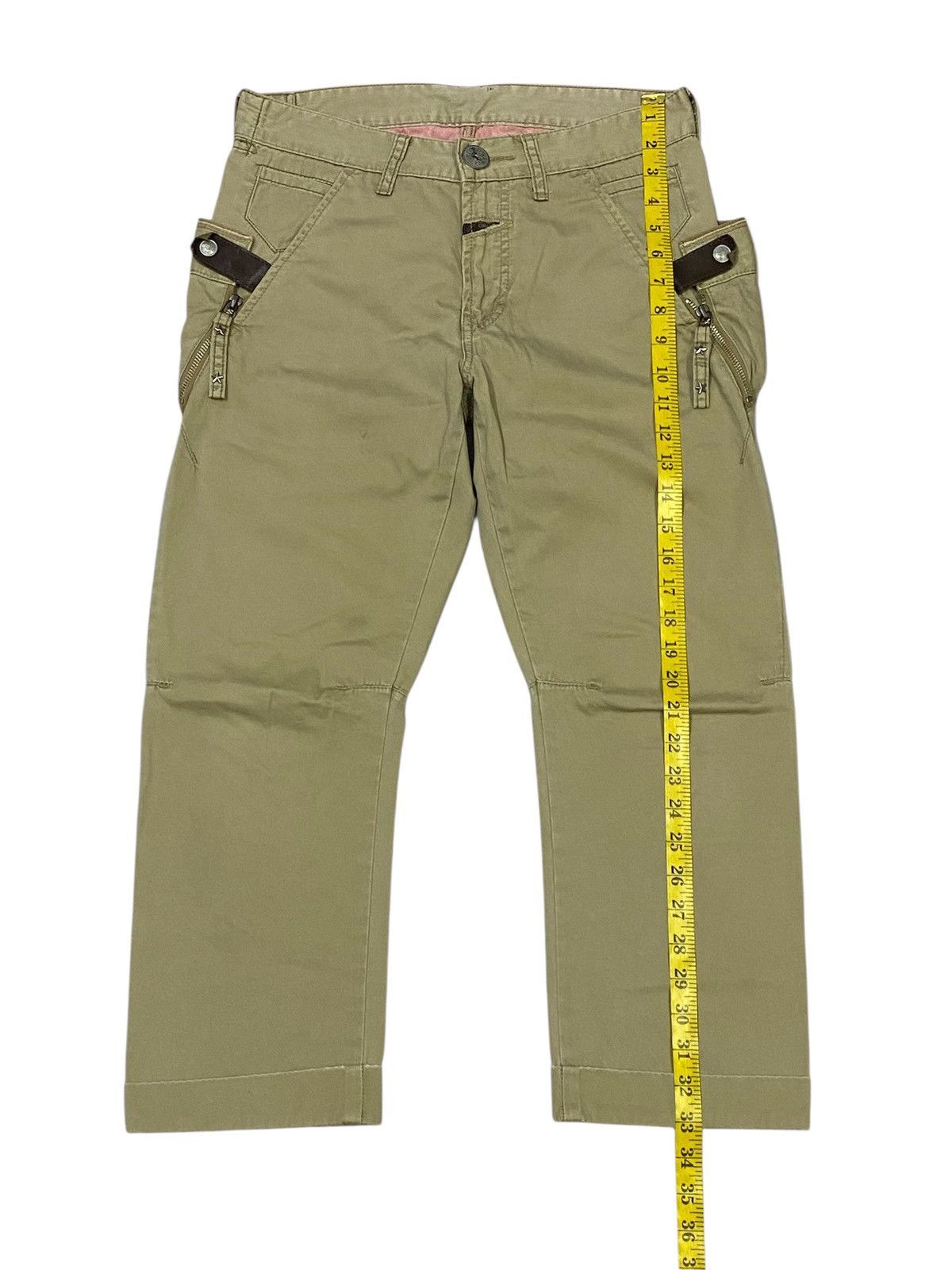 Marithe + Francois Girbaud Marithe Francois Girbaud Double Waist Cropped Pants Size US 30 / EU 46 - 18 Thumbnail