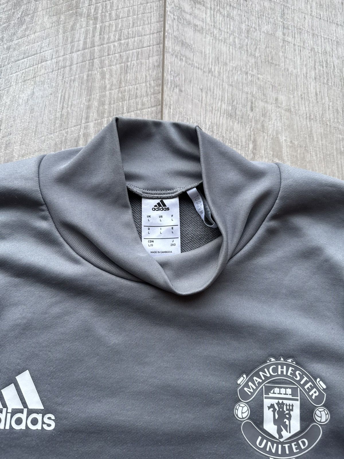 Adidas Adidas Manchester United Long Sleeve Soccer Jersey T-Shirt Size US L / EU 52-54 / 3 - 5 Thumbnail