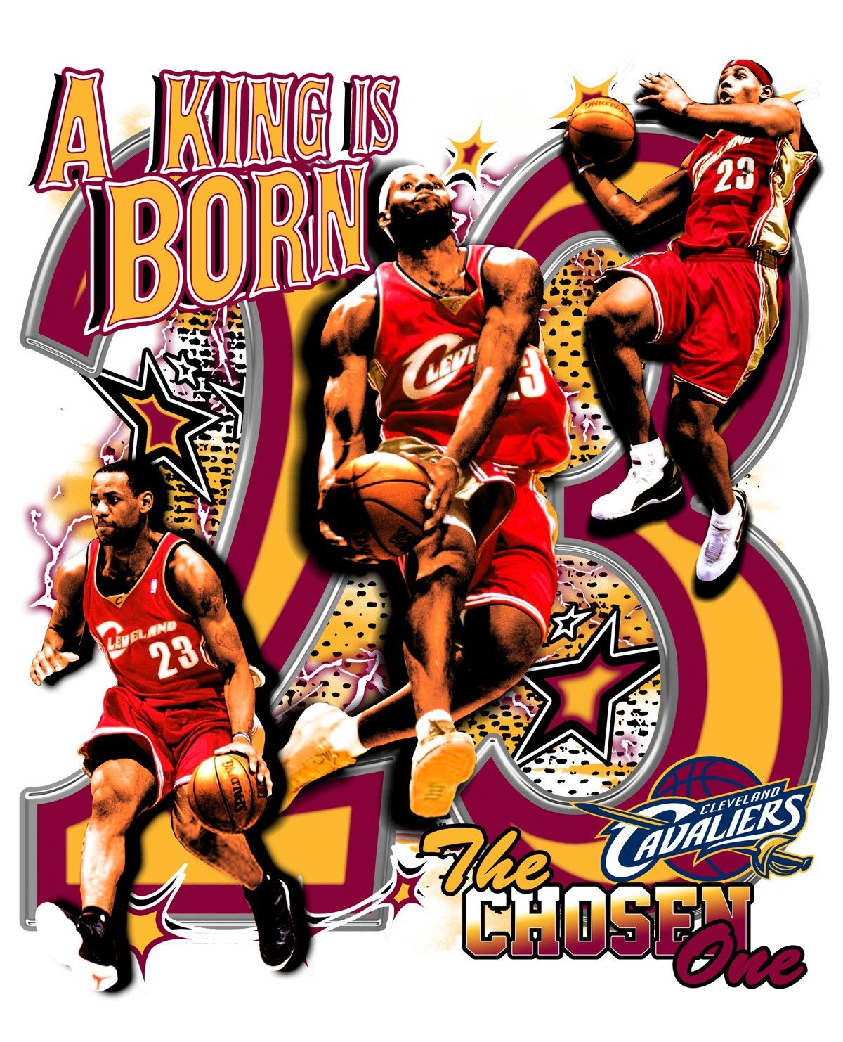 Other VINTAGE LEBRON JAMES TEE Size US XL / EU 56 / 4 - 2 Thumbnail