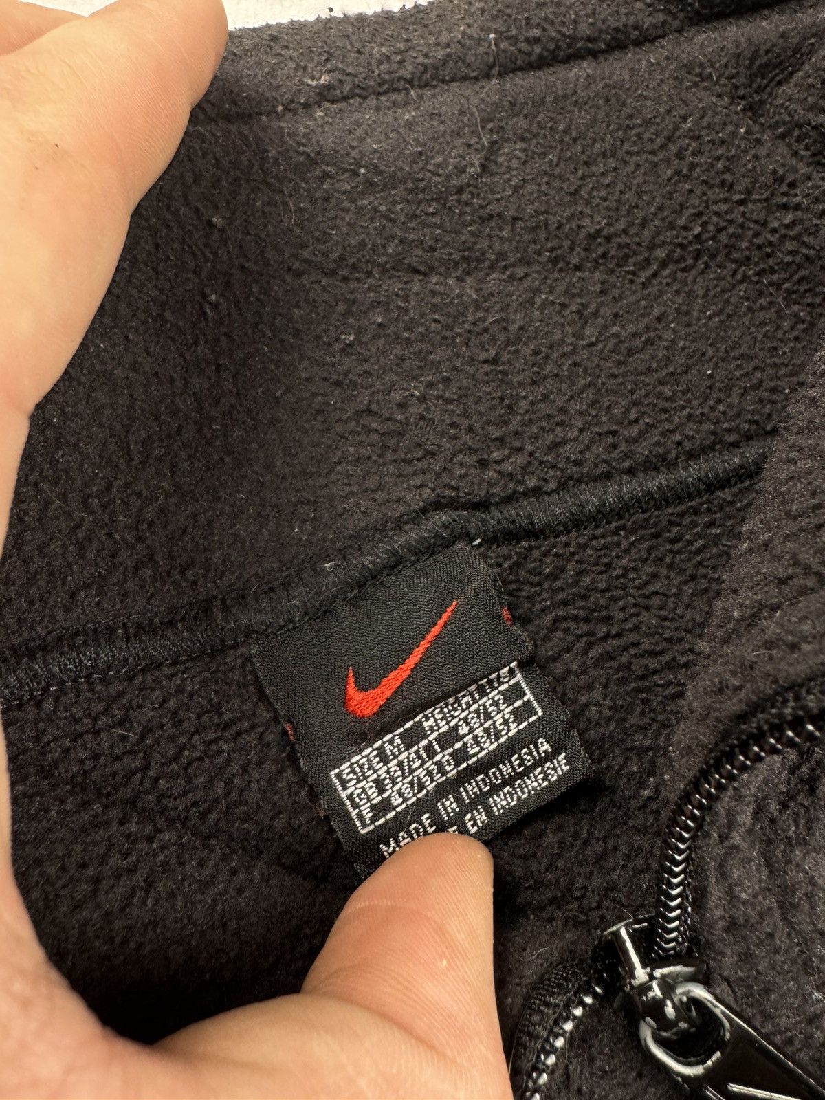 Nike × Vintage NIKE VINTAGE TEDDY FLEECE CENTER LOGO OVERSIZE SWEATSHIRT Size US M / EU 48-50 / 2 - 7 Thumbnail