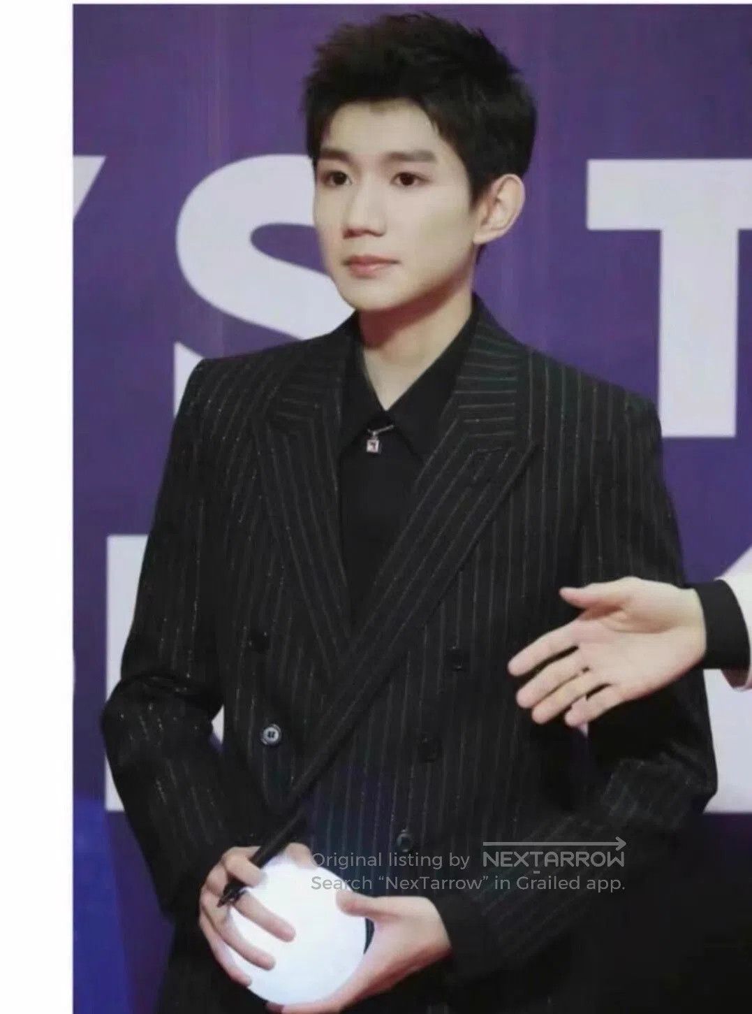 Saint Laurent Paris Saint Laurent Classic Silver Stripe Suit. Size US S / EU 44-46 / 1 - 9 Thumbnail