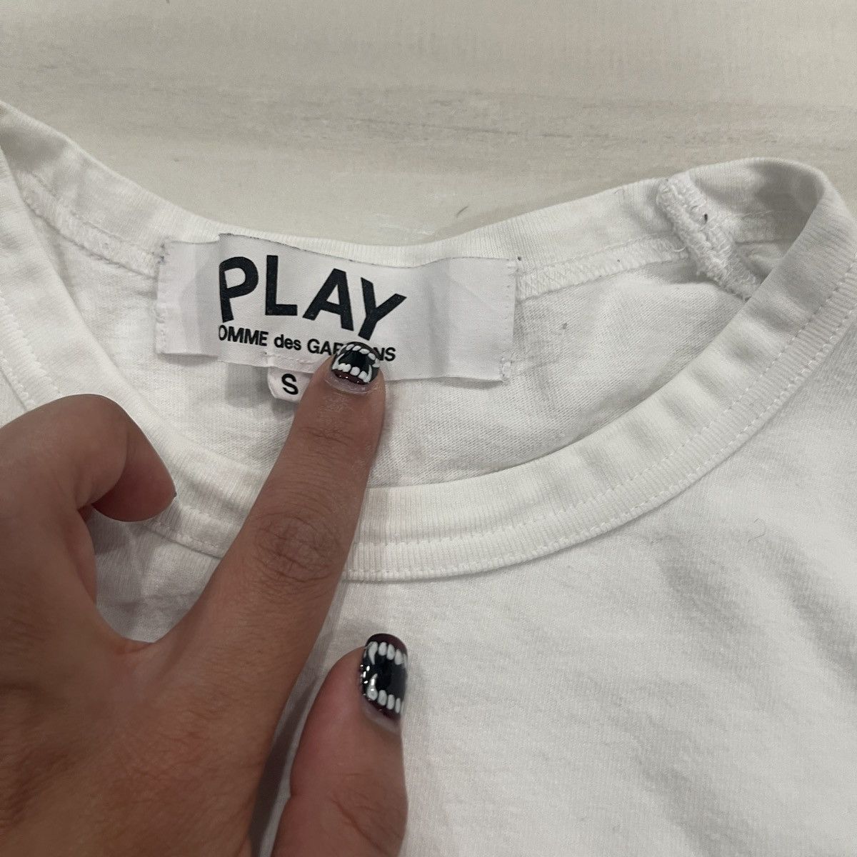 Comme des Garcons PLAY CDG Play Black Heart T Shirt Size US S / EU 44-46 / 1 - 3 Thumbnail