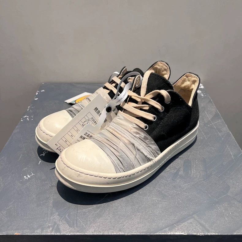 Rick Owens Rick Owens Double line low-cut silk lacing large Converse b Size US 6.5 / IT 36.5 - 2 Thumbnail