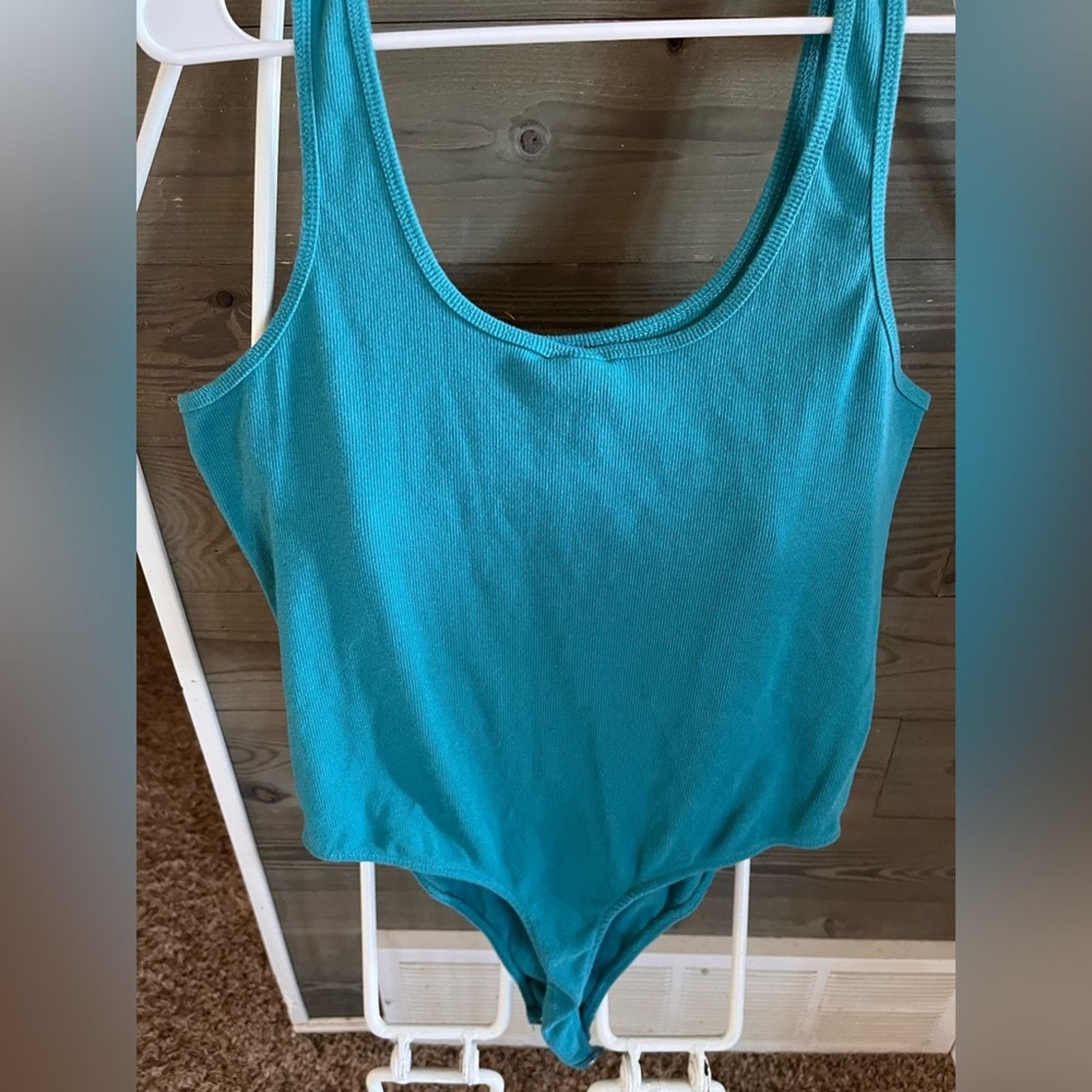 rue21 True by Rue21 teal thong back ribbed tank bodysuit XL Size XL / US 12-14 / IT 48-50 - 4 Thumbnail