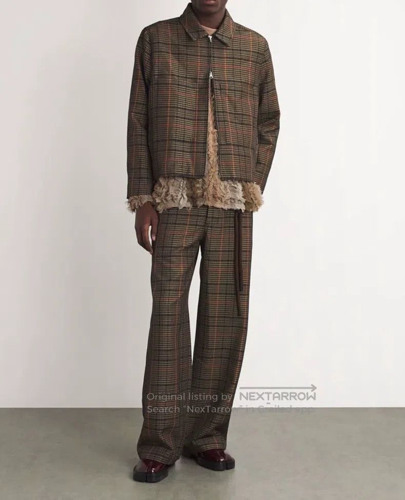 Song For The Mute SONG FOR THE MUTE Brown checkered jacket Size US M / EU 48-50 / 2 - 9 Thumbnail