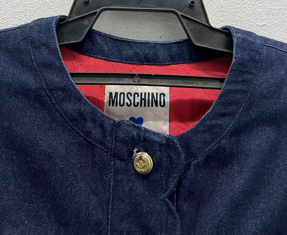 Moschino × Vintage VINTAGE MOSCHINO MILANO DENIM JACKET Size M / US 6-8 / IT 42-44 - 3 Thumbnail