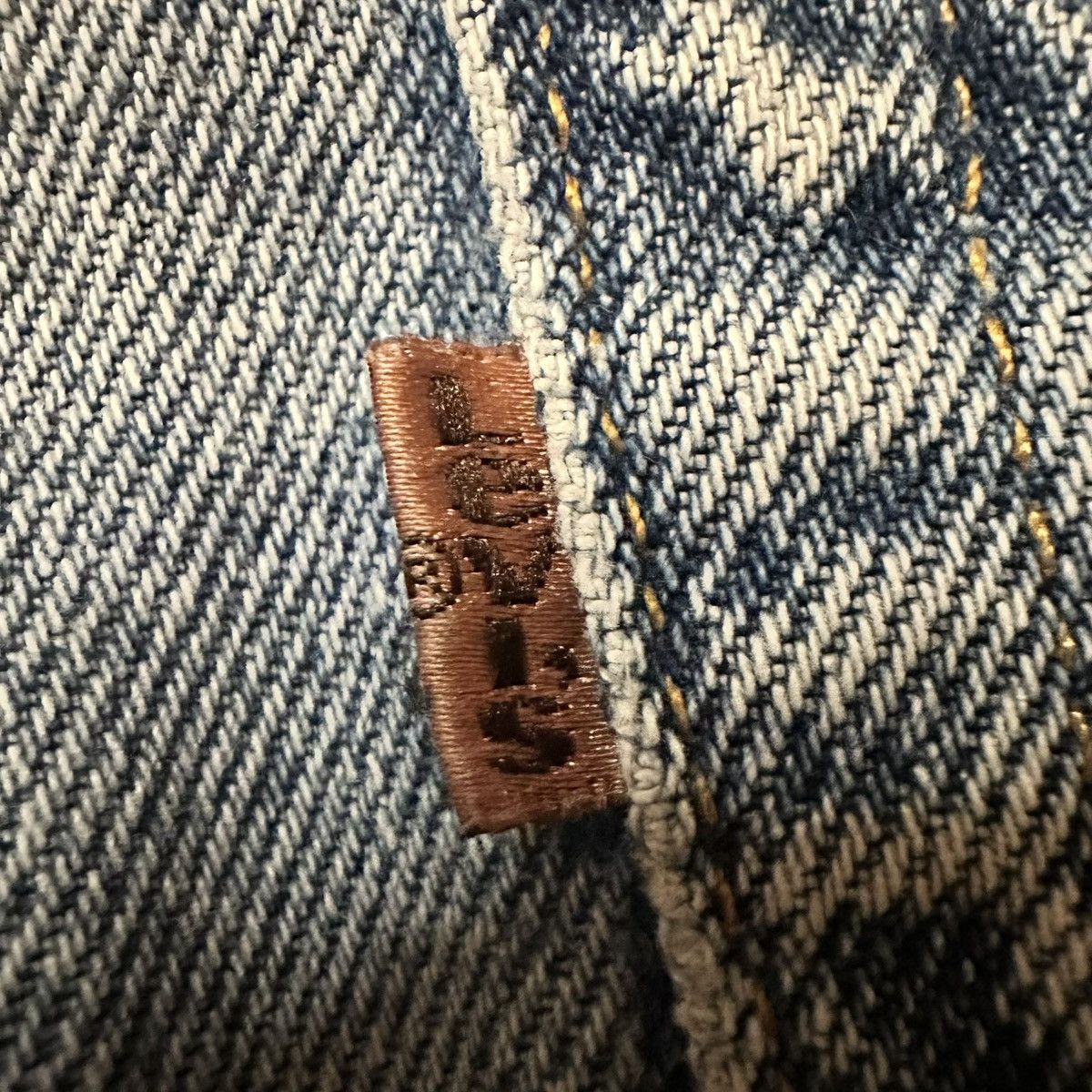 Levi's Vintage 90s Levis 540 Washed Denim Bronze Tab Blue Jeans Size US 36 / EU 52 - 3 Thumbnail
