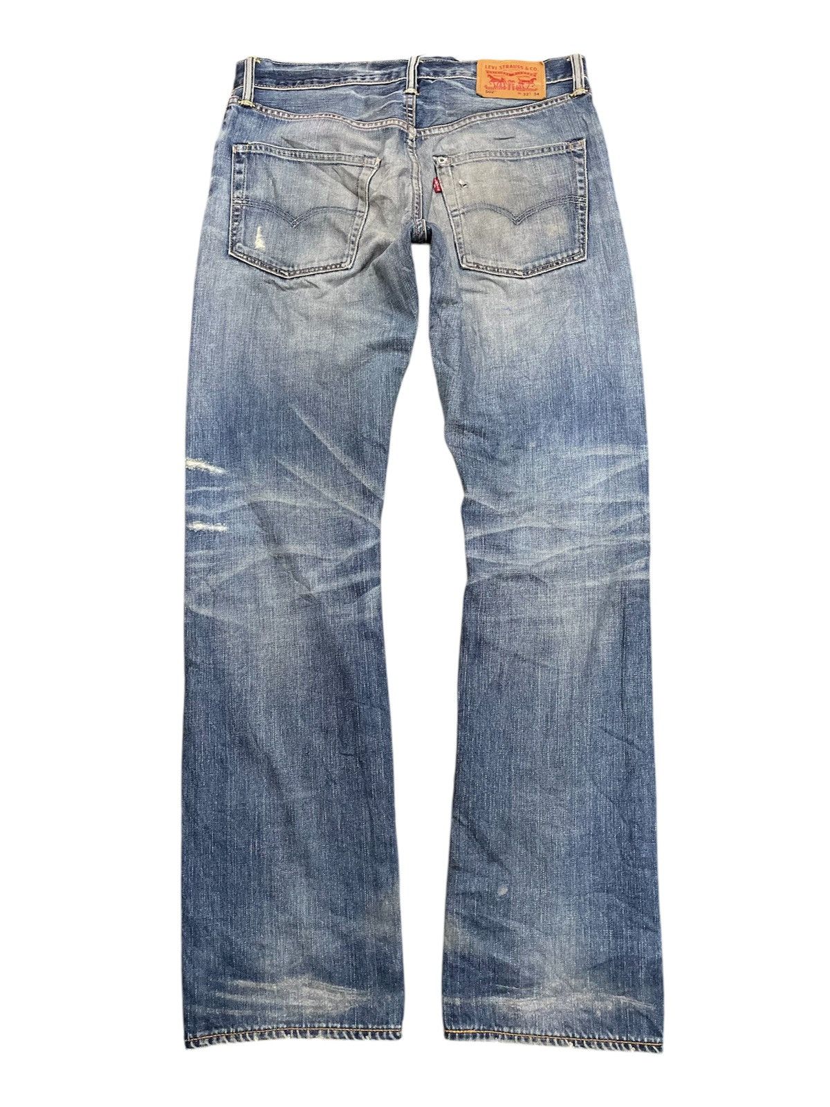 Levi's × Levi's Vintage Clothing Vintage Levi’s 502 Ripped Distressed Denim Size US 32 / EU 48 - 2 Thumbnail