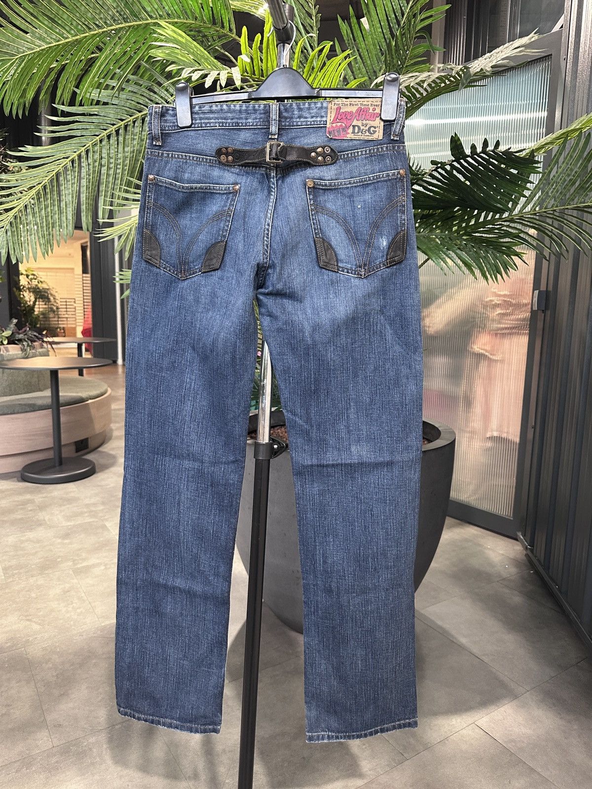 Dolce & Gabbana Dolce & Gabbana Love affair denim with leather detailing Size US 31 - 1 Thumbnail