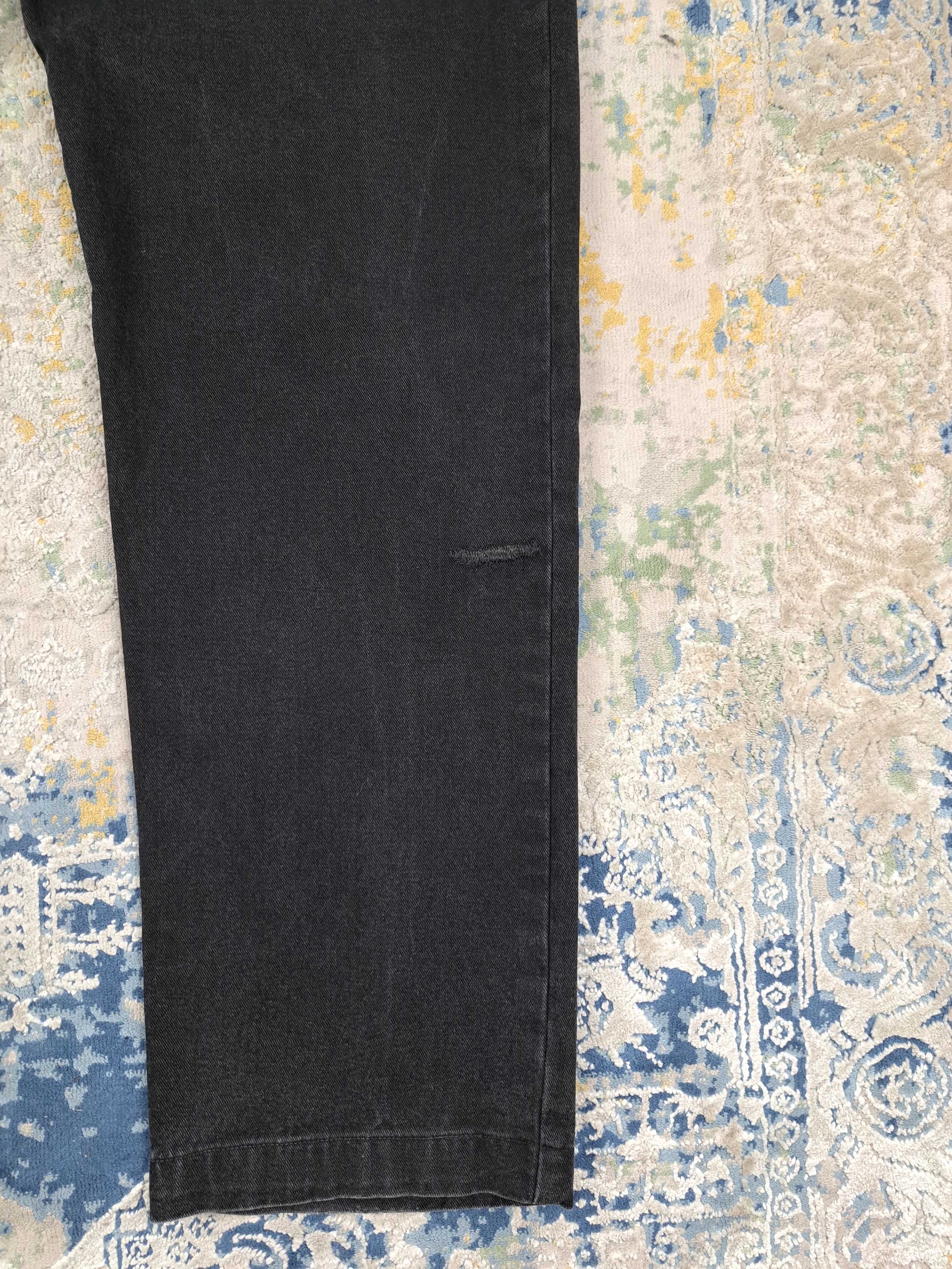 Versace Versace Classic Black Denim Straight Fit Jeans Luxury Size US 36 / EU 52 - 7 Thumbnail