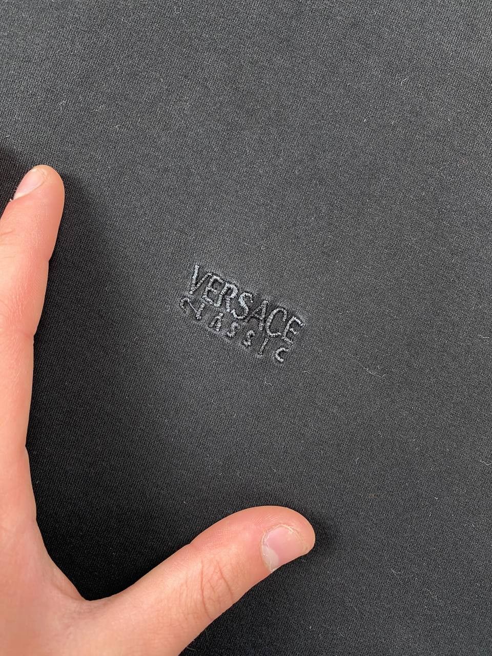 Versace Vintage Versace Classic V2 Polo Shirt Men Size L Black Size US L / EU 52-54 / 3 - 5 Thumbnail