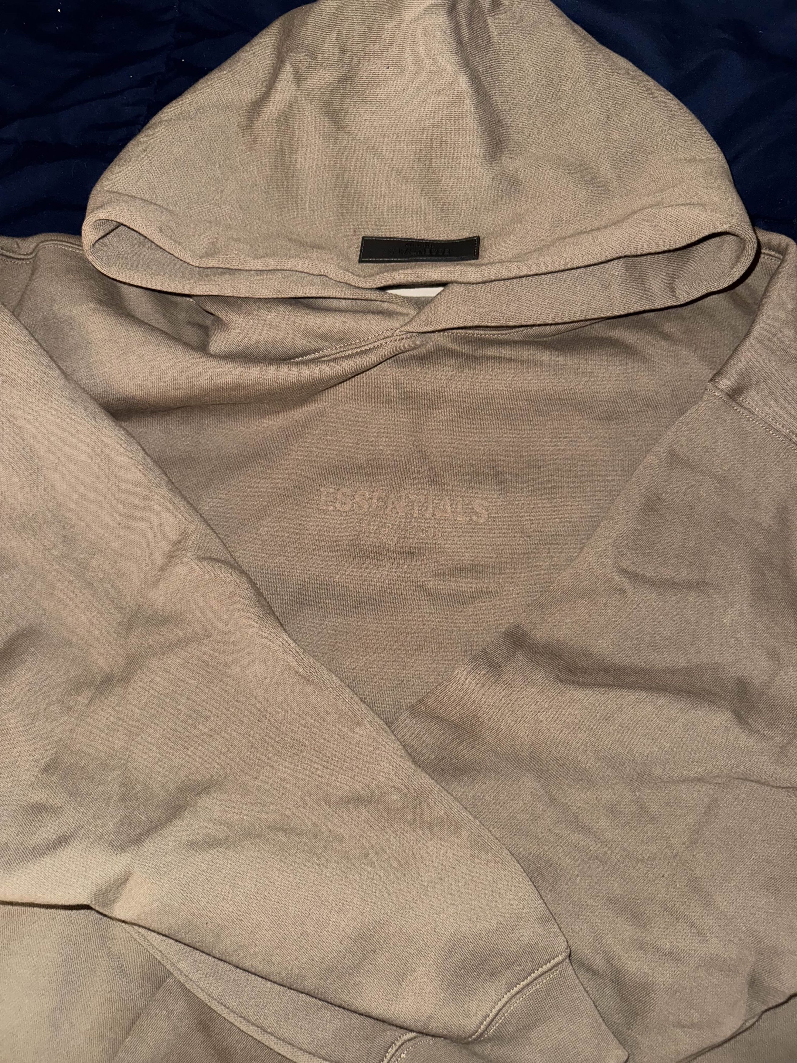 Essentials Brown Relaxed Hoodie Size US XXL / EU 58 / 5 - 1 Thumbnail