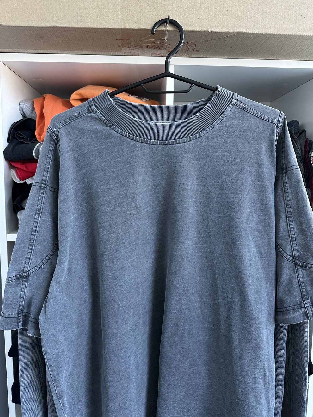 Trendt Vision 🔥Y2K TREND VISION DISTRESSED WAFFLE LONG SLEEVE T SHIRT🔥 Size US L / EU 52-54 / 3 - 2 Thumbnail