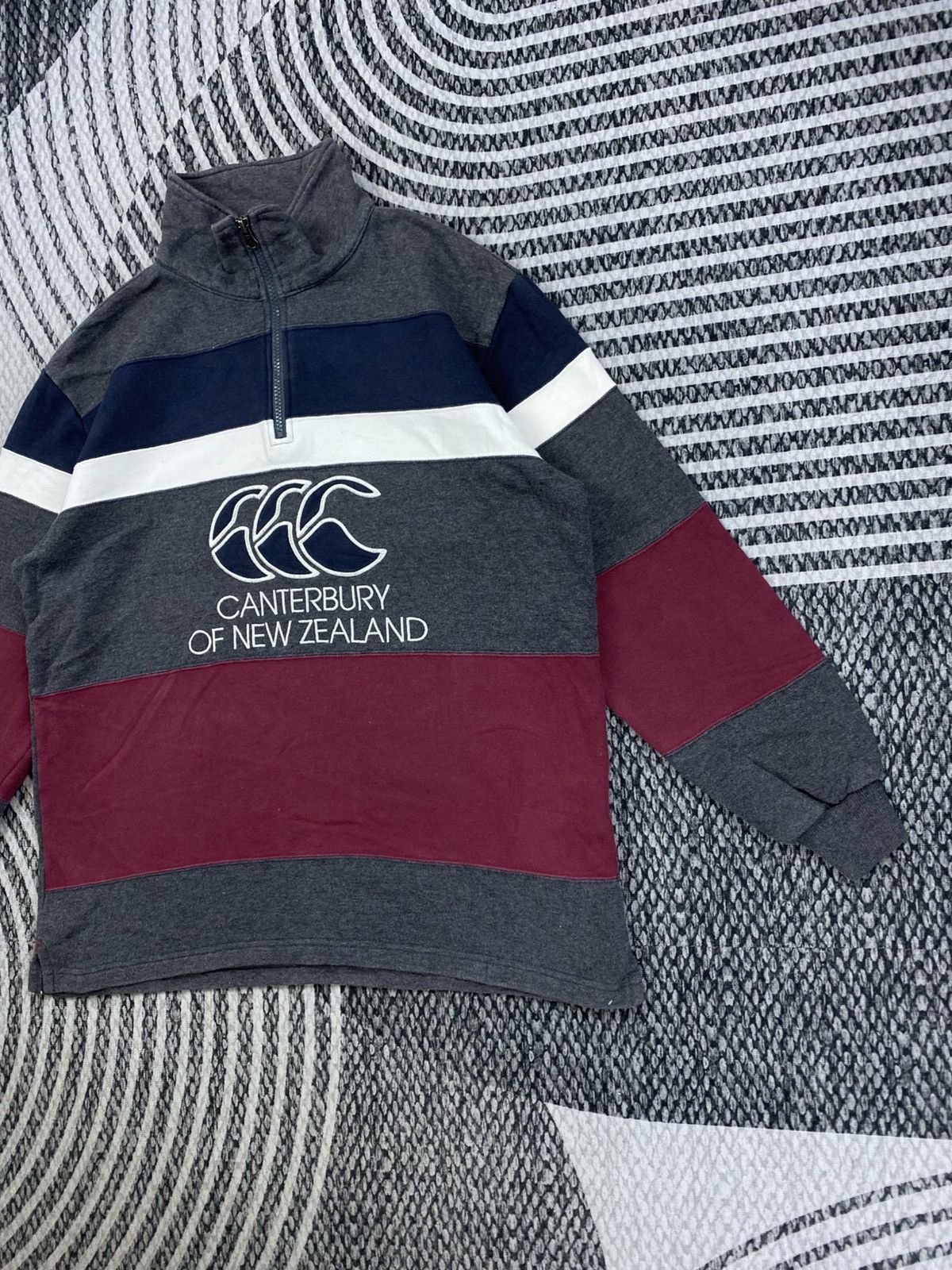 Canterbury of New Zealand Vtg Canterbury Of New Zealand Pull Over Zipper Sweatshirt Size US M / EU 48-50 / 2 - 4 Thumbnail