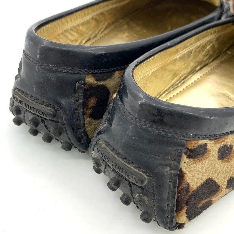 Louis Vuitton Louis Vuitton size 37.5 Color-block leopard-print round-toe Size US 5.5 / EU 38 - 9 Thumbnail