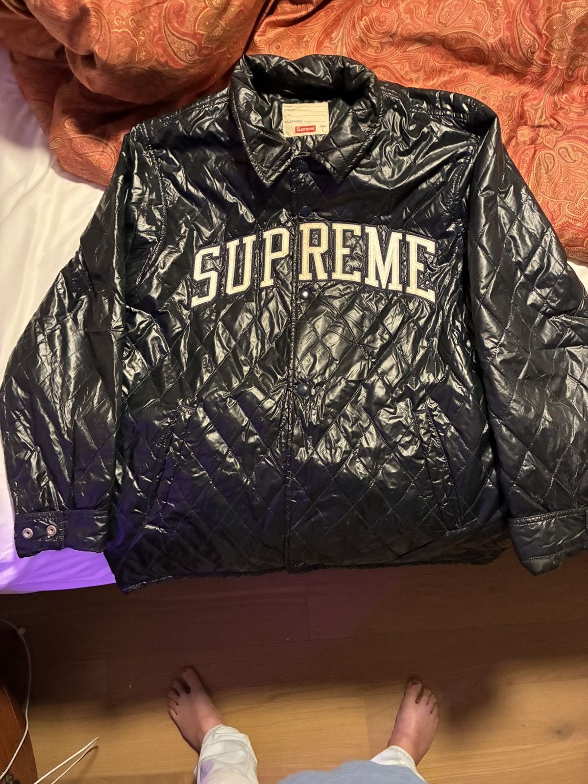 ジャケット・アウター Supreme crest coach jacket navy Supreme Crest Coaches Jacket | TikTok